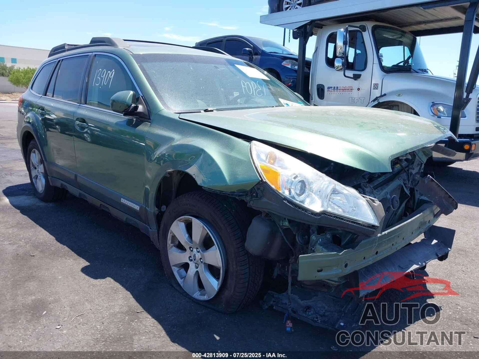 SUBARU OUTBACK 2012 - 4S4BRBLC1C3267713