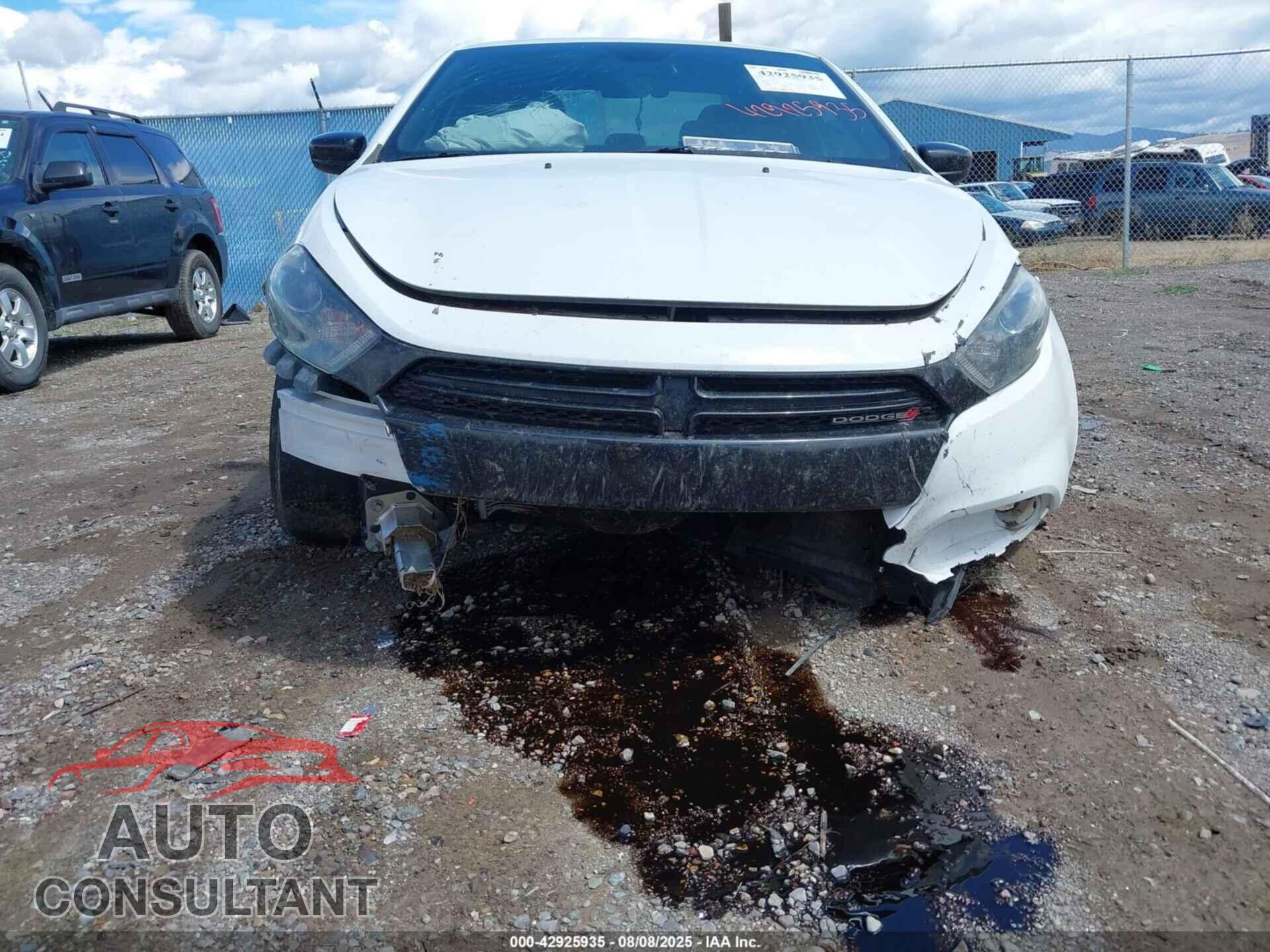 DODGE DART 2015 - 1C3CDFBB8FD241782