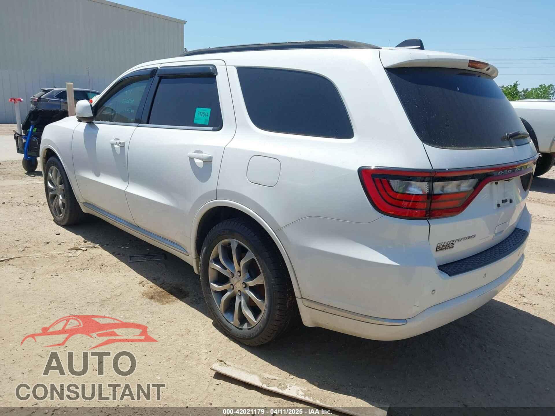 DODGE DURANGO 2017 - 1C4RDHAG8HC732554