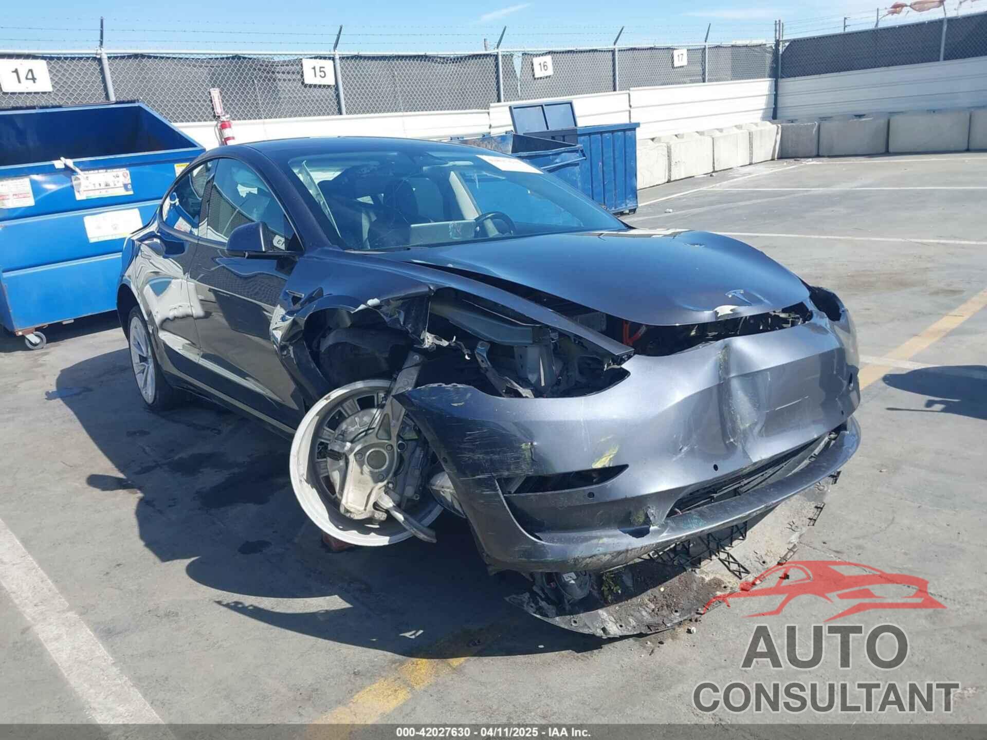 TESLA MODEL 3 2022 - 5YJ3E1EA1NF142713