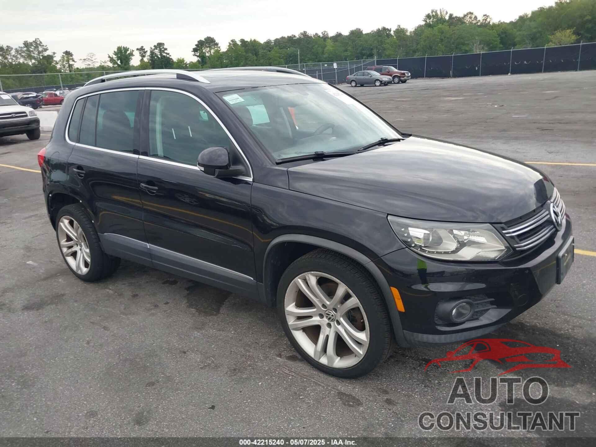 VOLKSWAGEN TIGUAN 2012 - WVGBV7AX6CW592242