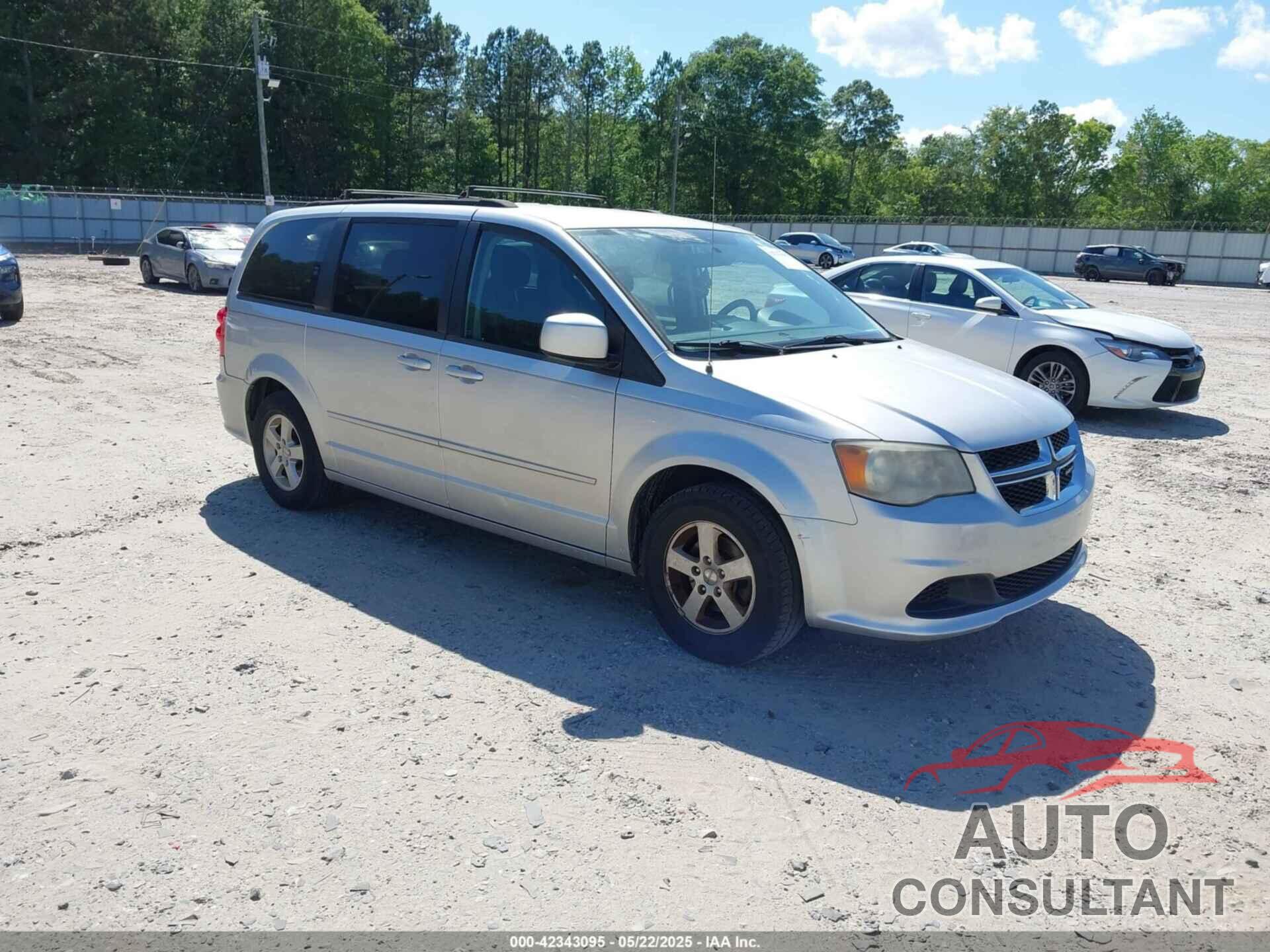 DODGE GRAND CARAVAN 2012 - 2C4RDGCGXCR280081