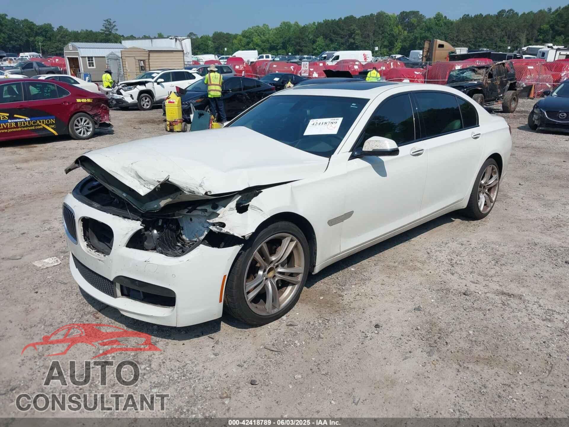 BMW 740LI 2013 - WBAYE4C58DDW22876