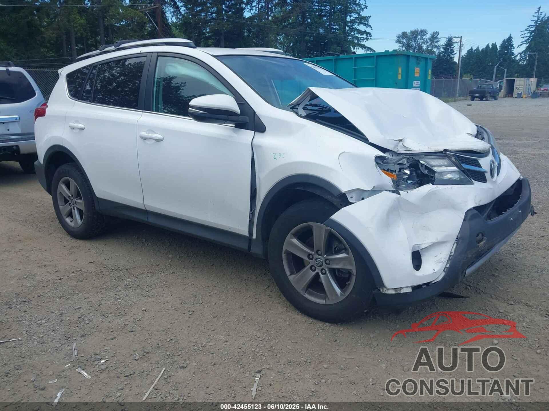 TOYOTA RAV4 2015 - 2T3RFREV1FW321709