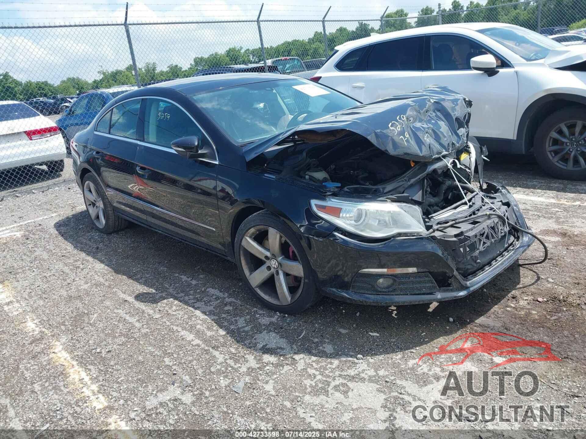 VOLKSWAGEN CC 2009 - WVWGU73C59E535259