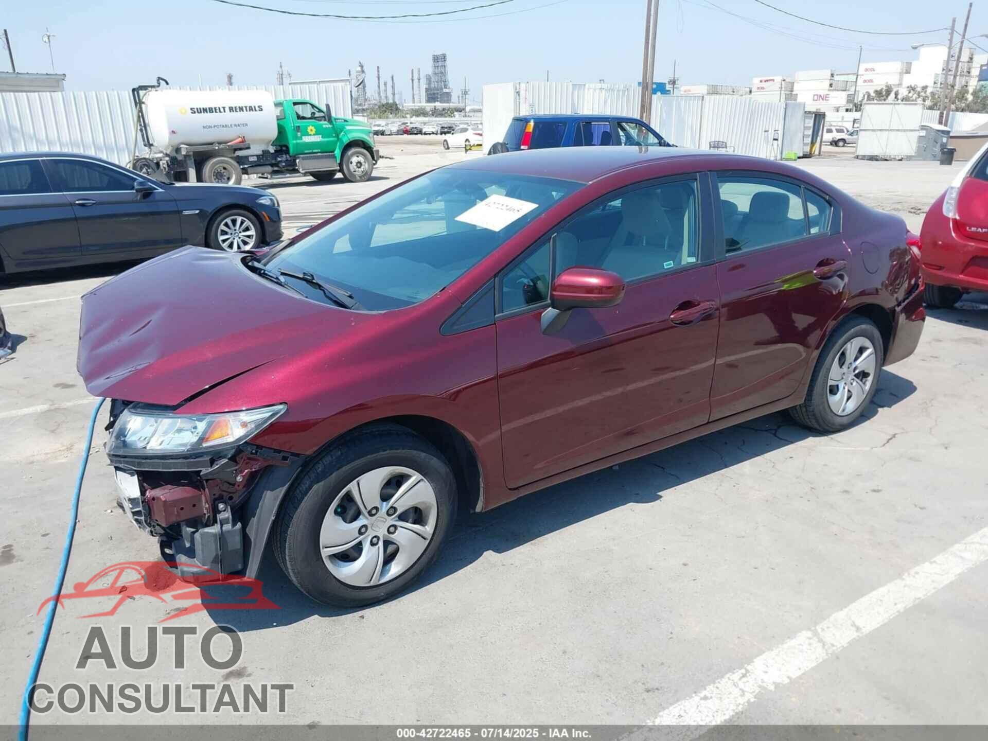 HONDA CIVIC 2015 - 19XFB2F52FE708012