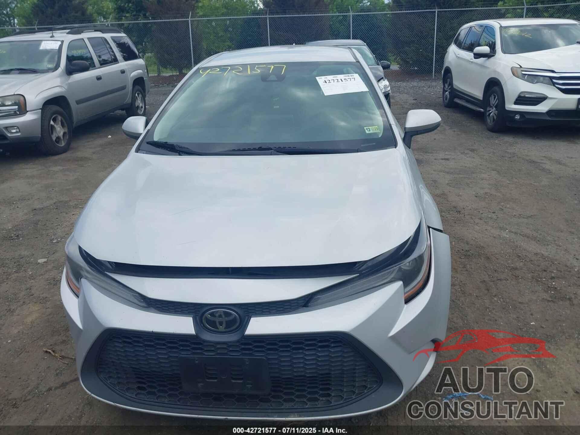 TOYOTA COROLLA 2020 - 5YFEPRAEXLP035378