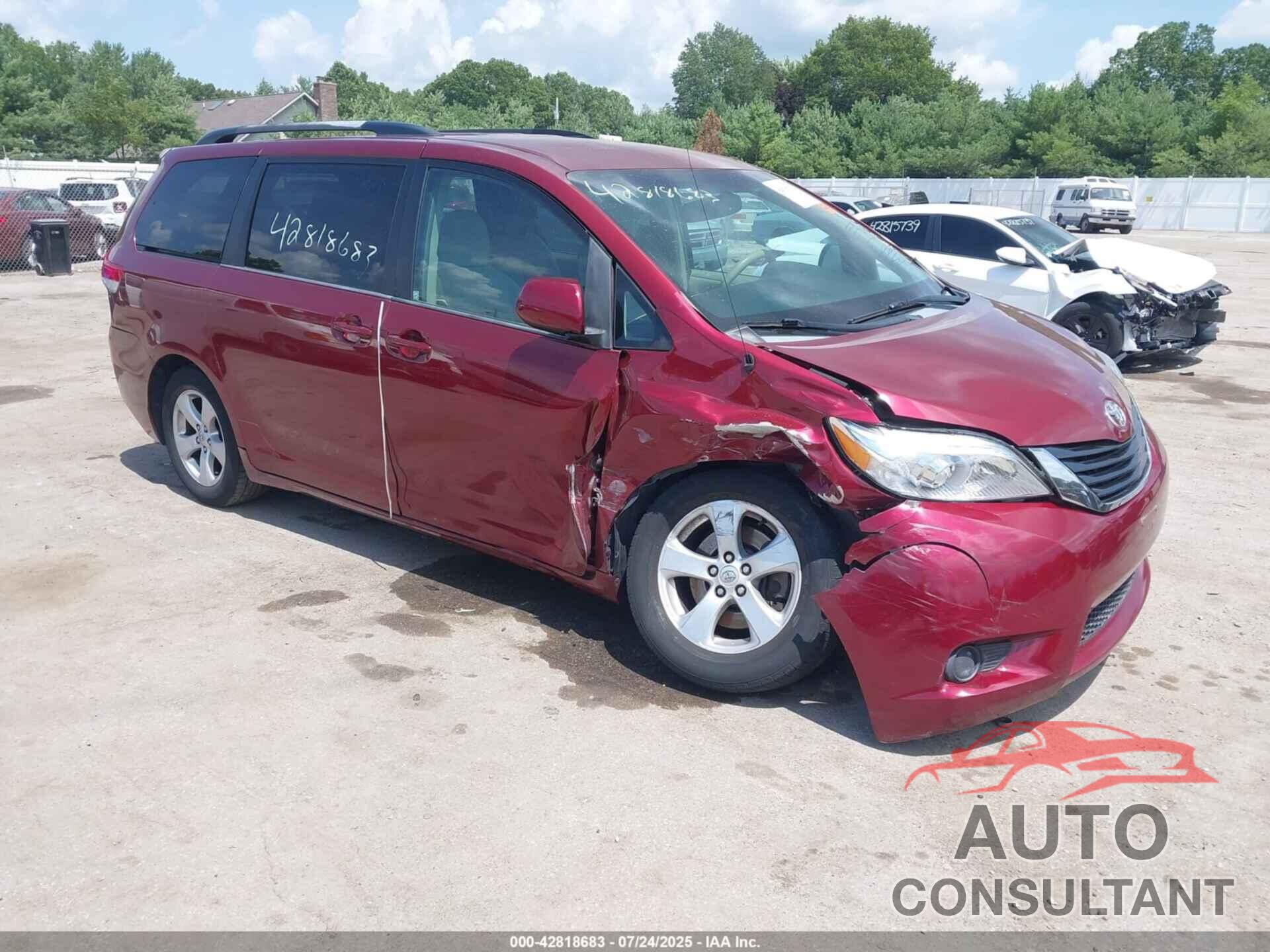 TOYOTA SIENNA 2013 - 5TDKK3DCXDS331356
