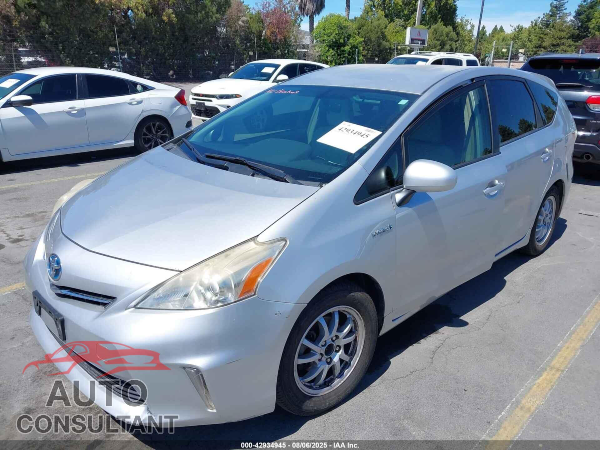 TOYOTA PRIUS V 2012 - JTDZN3EU0C3122883