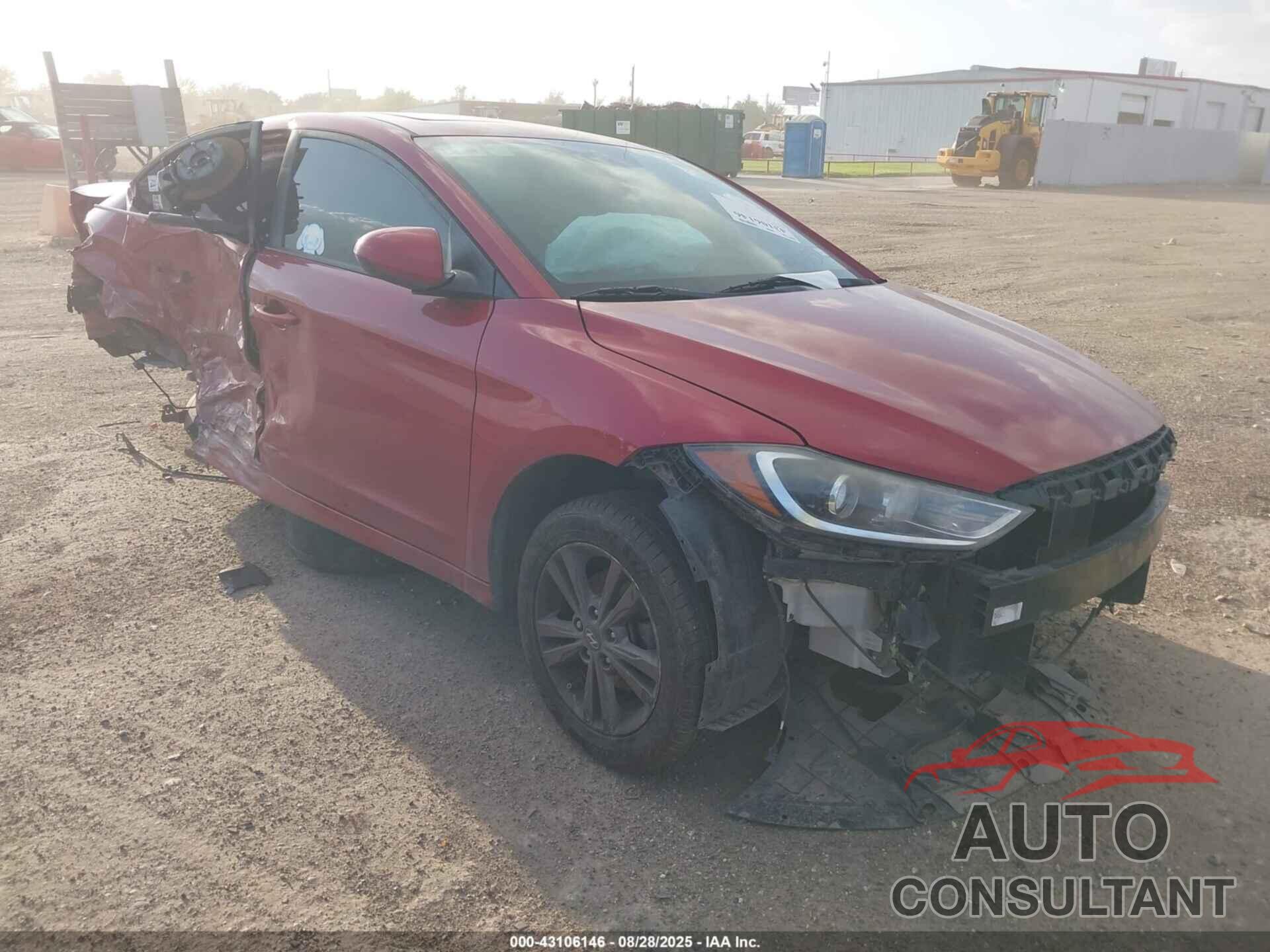 HYUNDAI ELANTRA 2018 - 5NPD84LF7JH233850