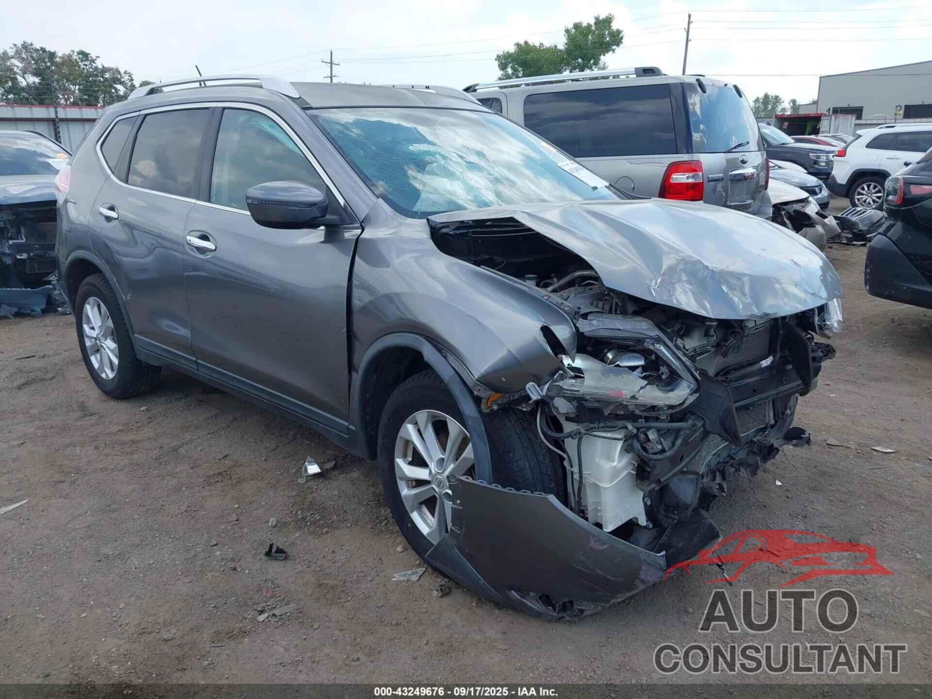NISSAN ROGUE 2016 - KNMAT2MV9GP591993