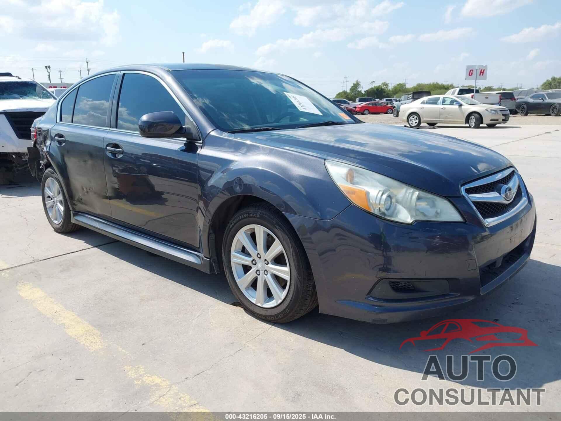 SUBARU LEGACY 2011 - 4S3BMCG65B3255222