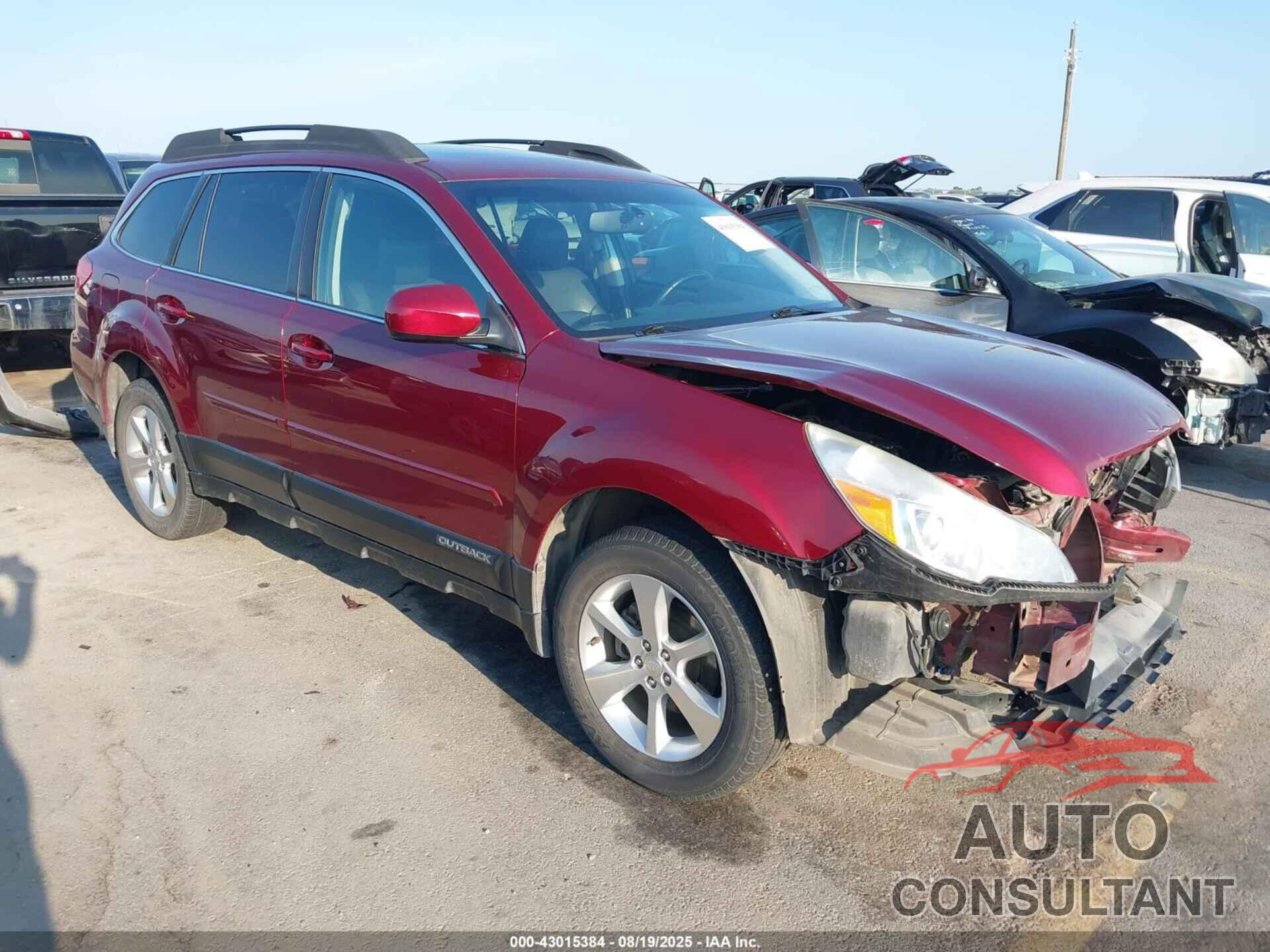 SUBARU OUTBACK 2014 - 4S4BRCLC7E3323162