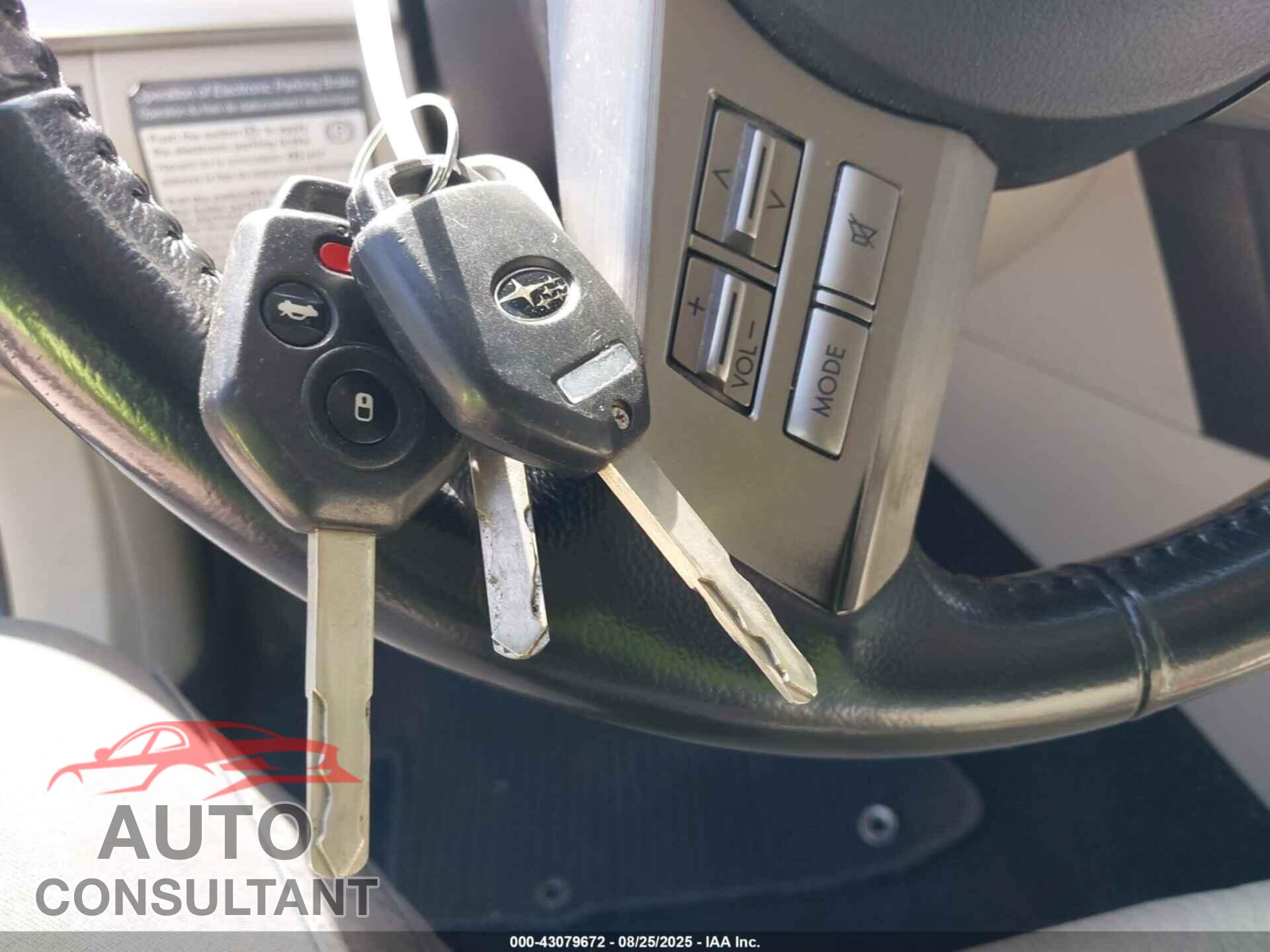 SUBARU OUTBACK 2011 - 4S4BRBCC6B3383200