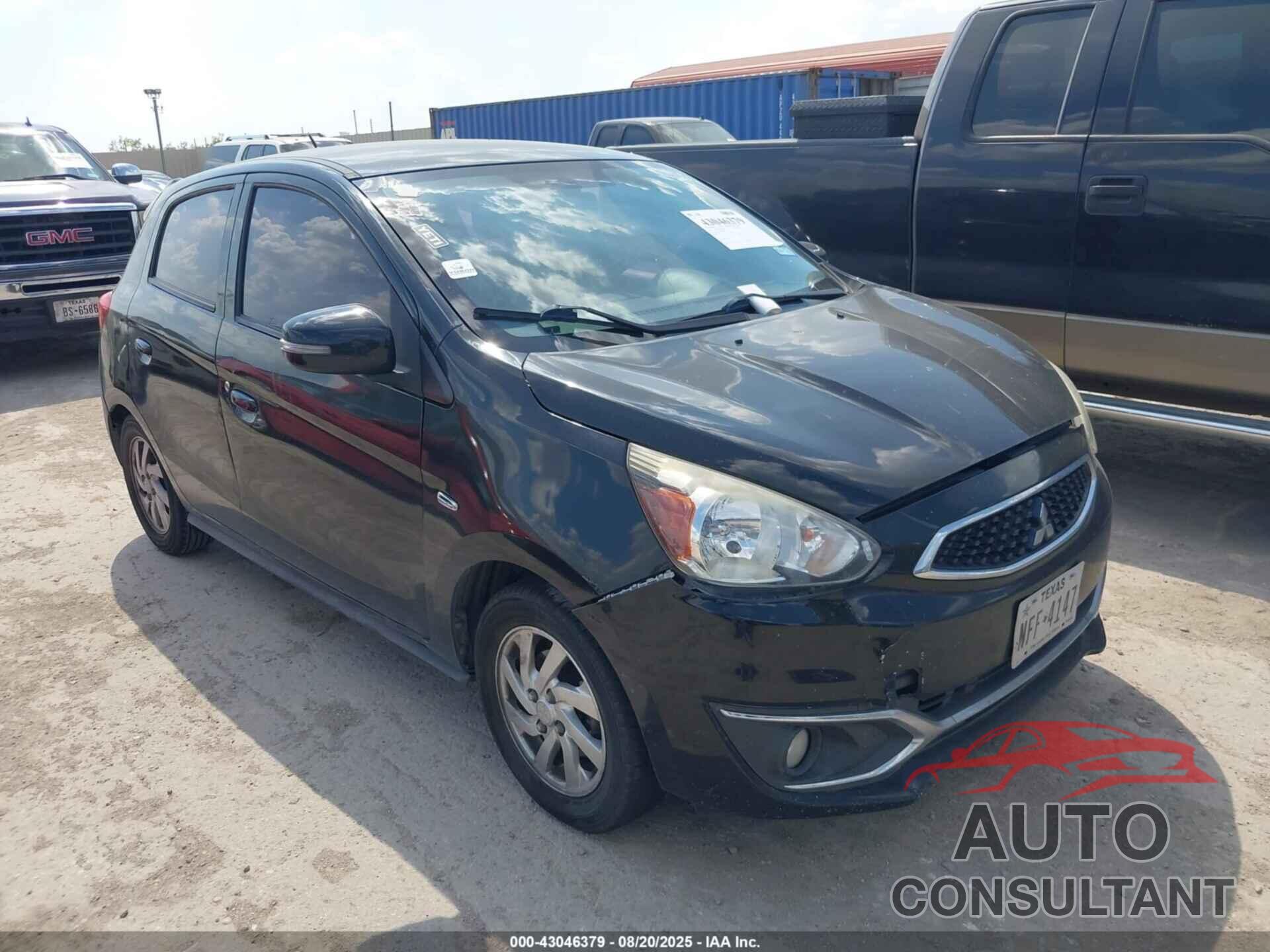 MITSUBISHI MIRAGE 2017 - ML32A4HJXHH002462