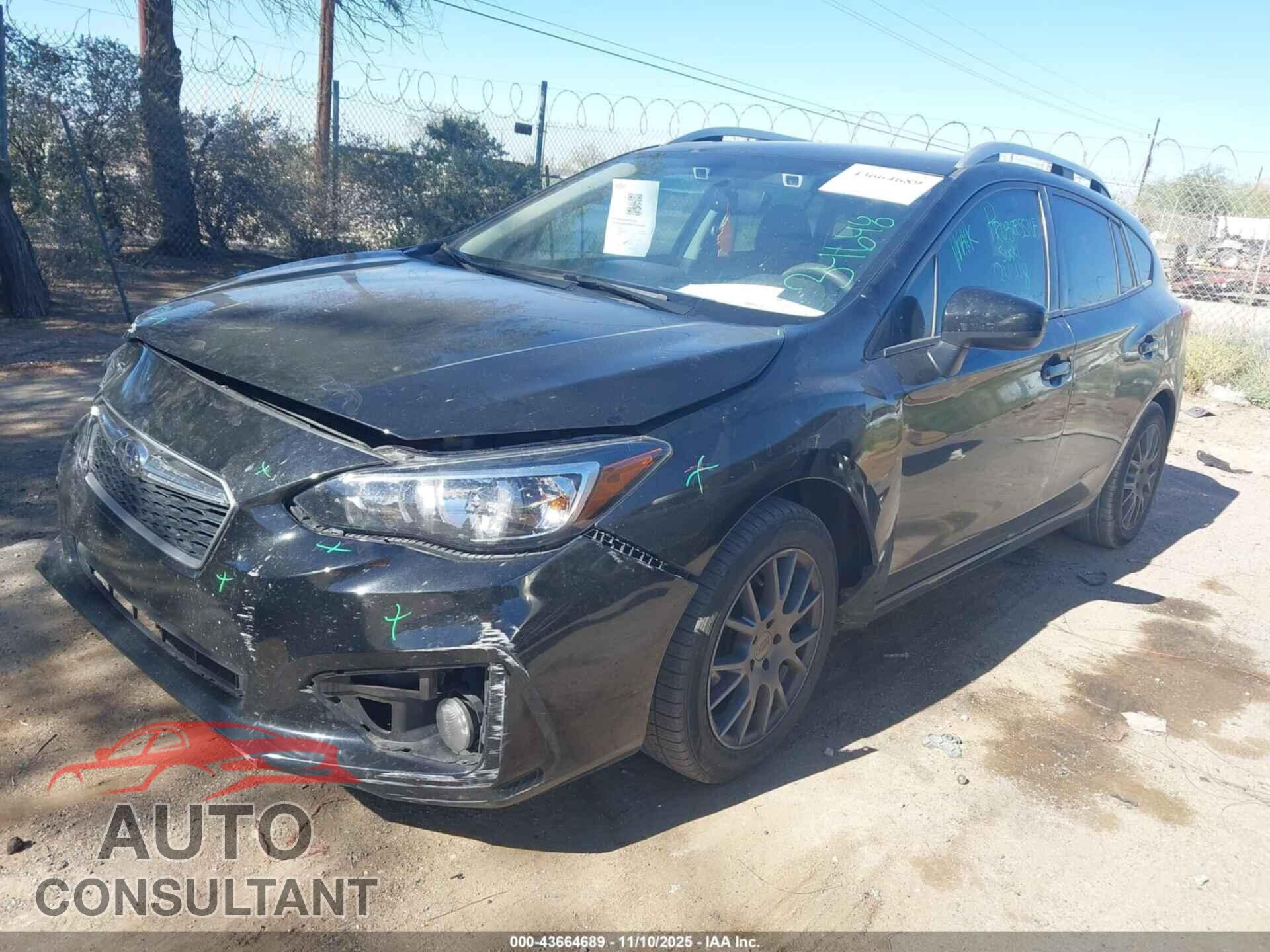 SUBARU IMPREZA 2017 - 4S3GTAD67H3700151