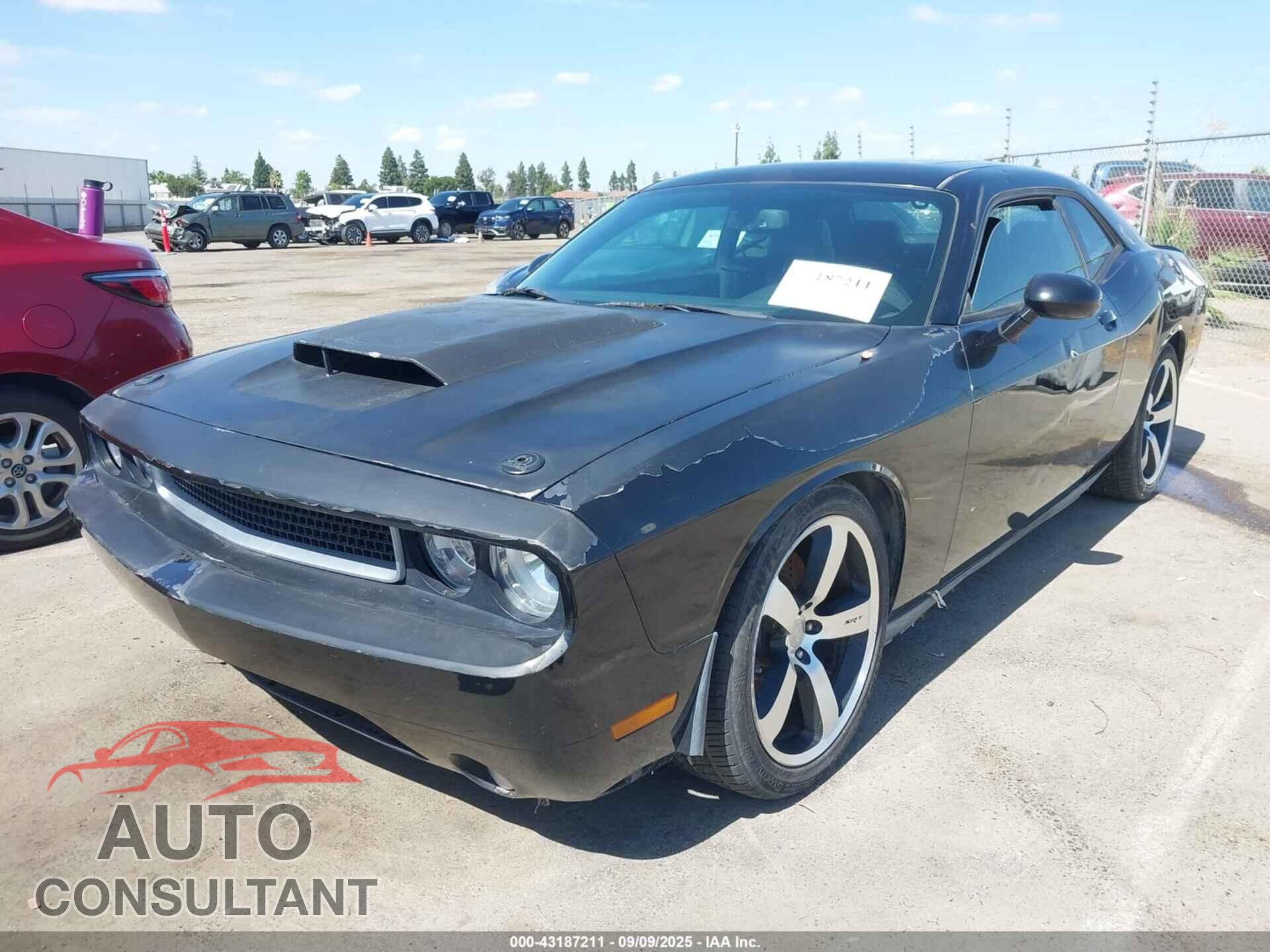 DODGE CHALLENGER 2012 - 2C3CDYCJ5CH208805