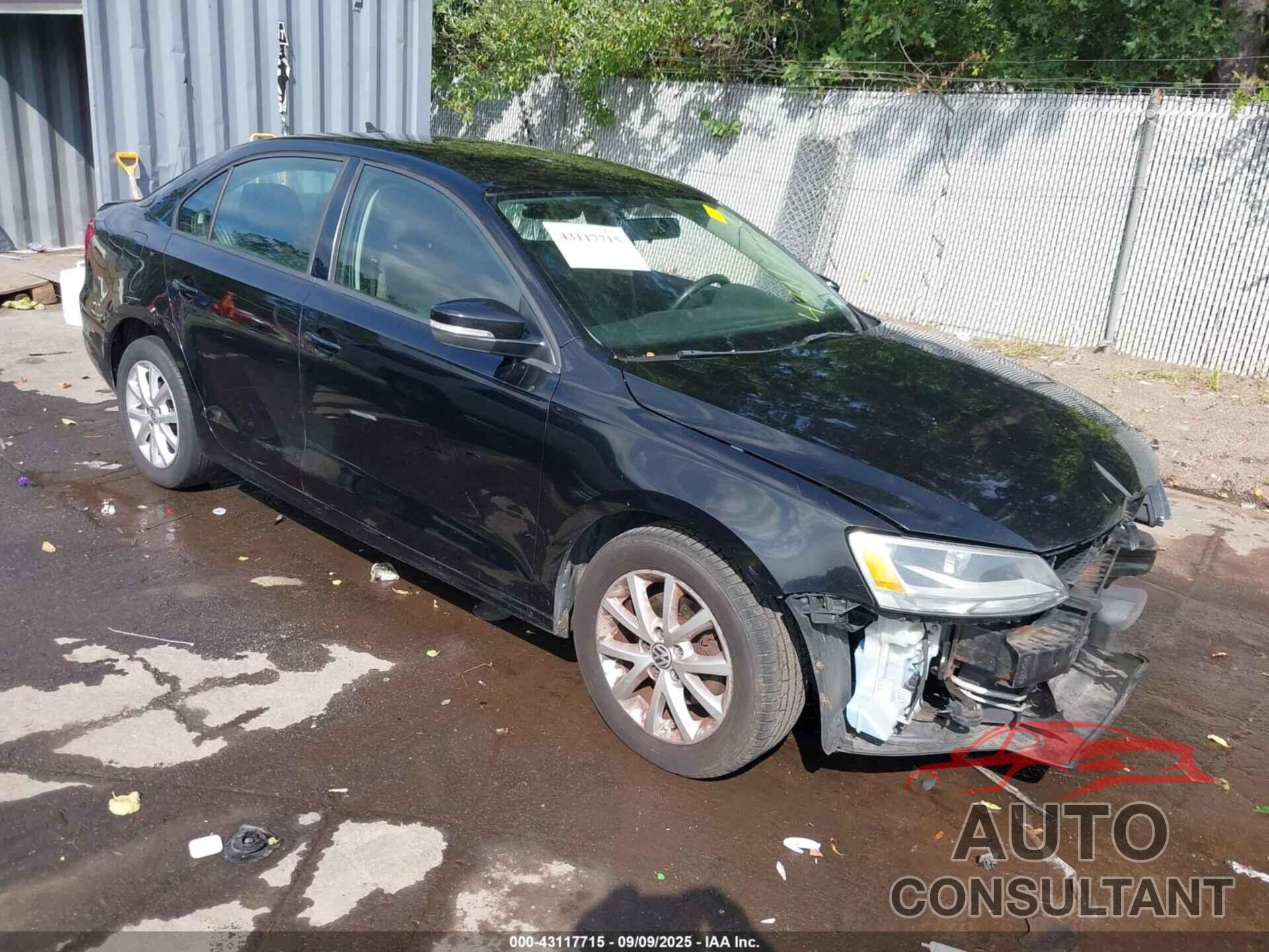 VOLKSWAGEN JETTA 2012 - 3VWDP7AJ6CM323996