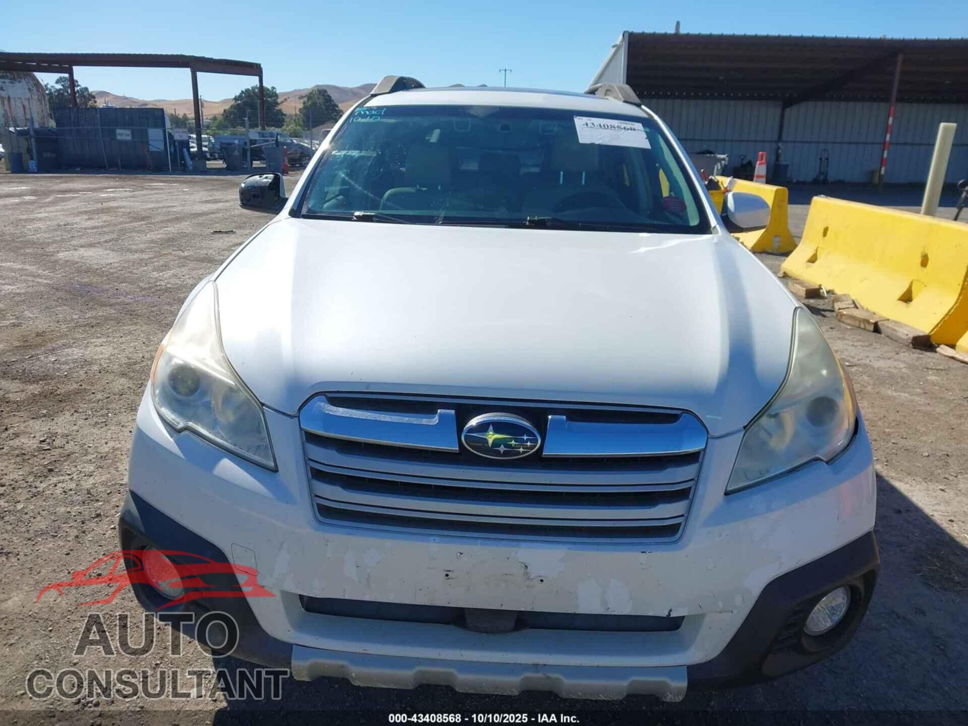 SUBARU OUTBACK 2013 - 4S4BRDPC1D2260435