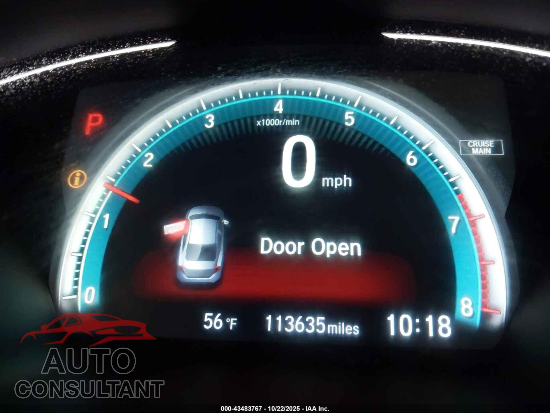 HONDA CIVIC 2017 - 19XFC2F70HE015036