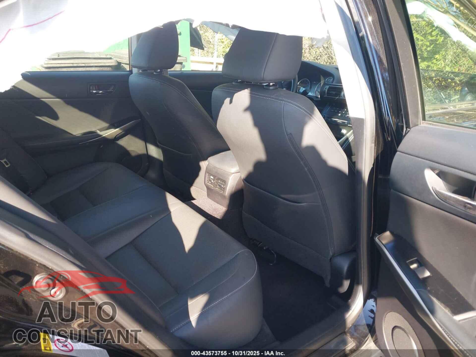 LEXUS IS 250 2014 - JTHBF1D26E5041833