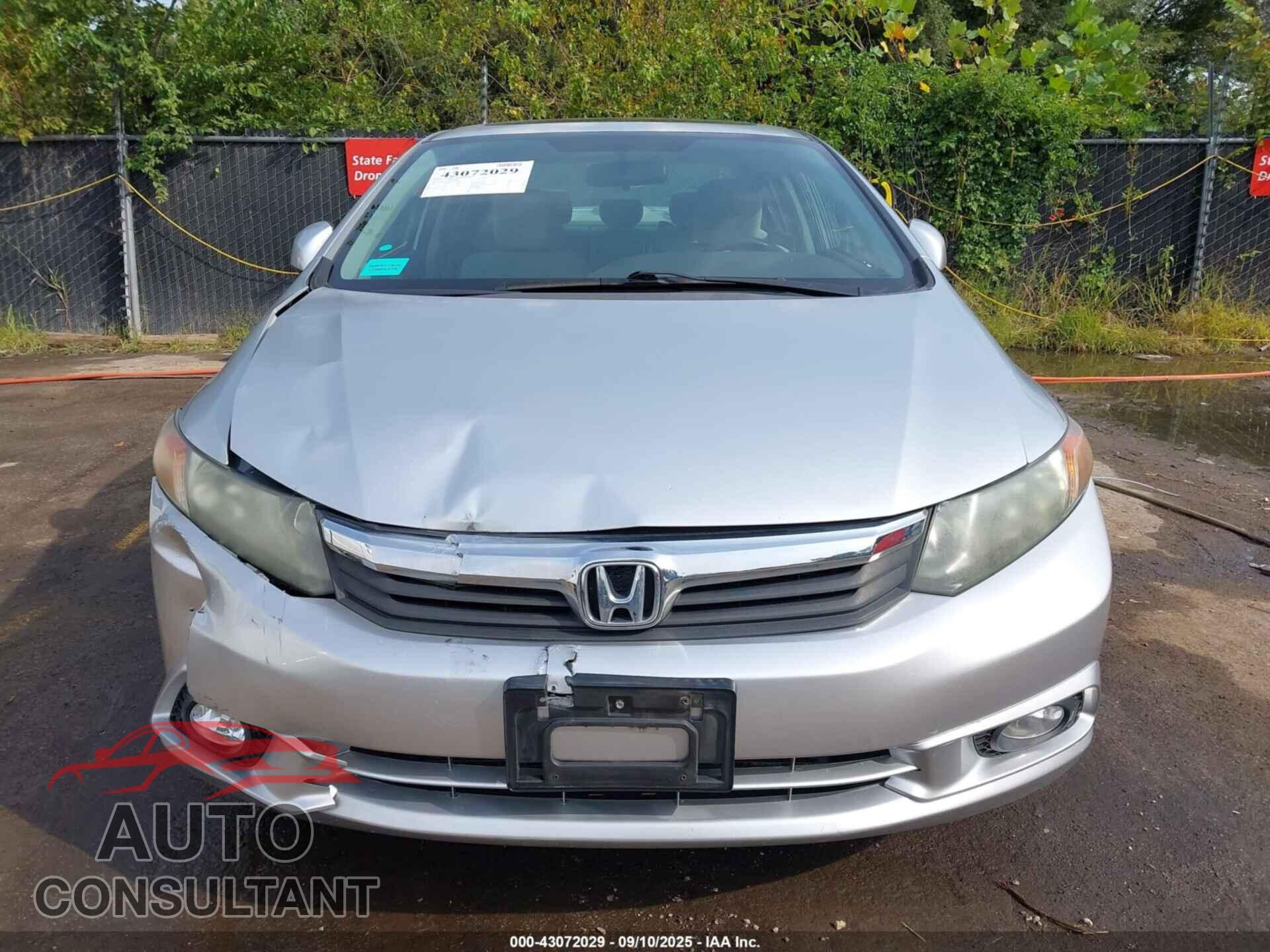 HONDA CIVIC 2012 - 2HGFB2F87CH313061