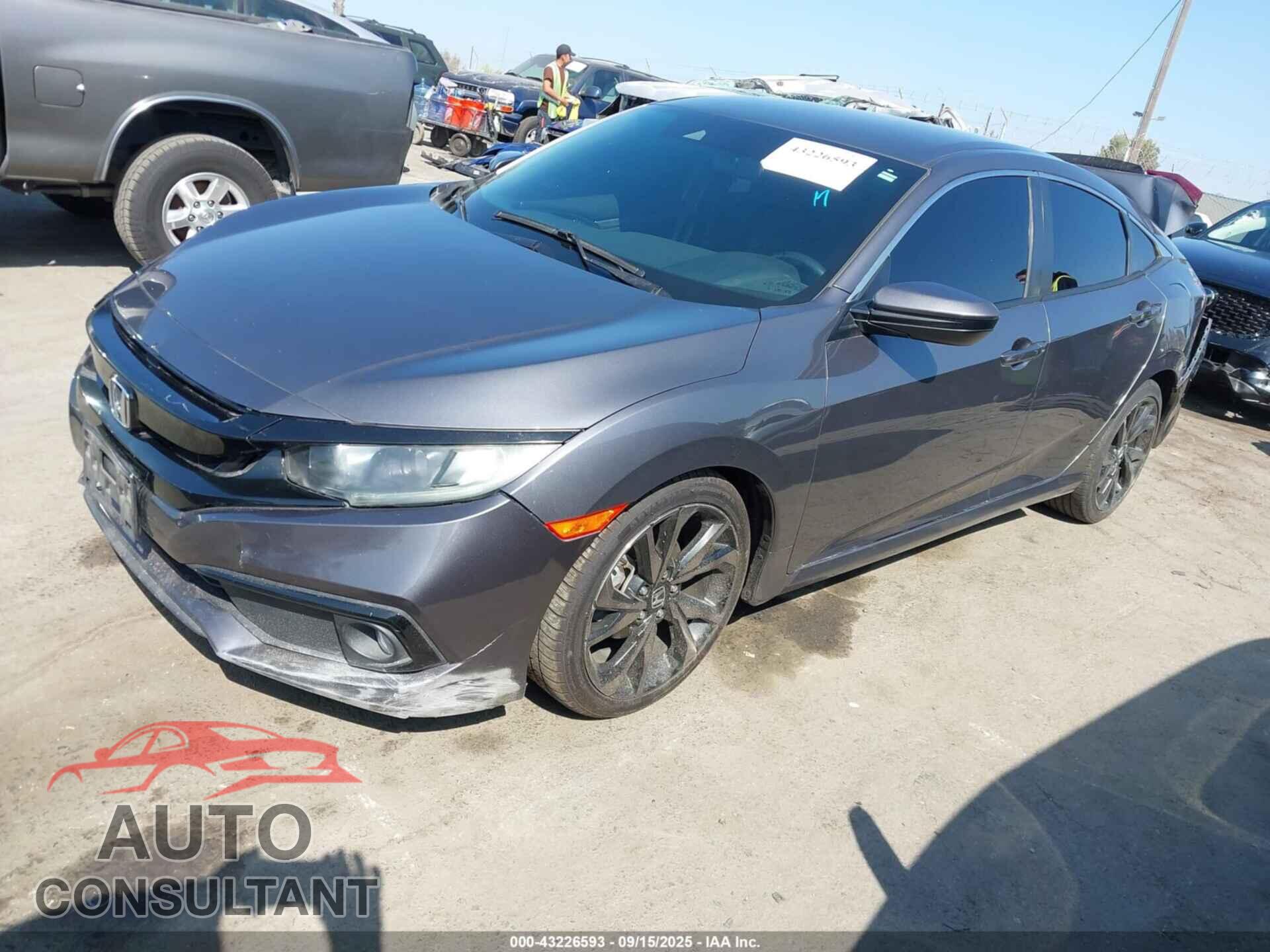 HONDA CIVIC 2019 - 2HGFC2F80KH522976