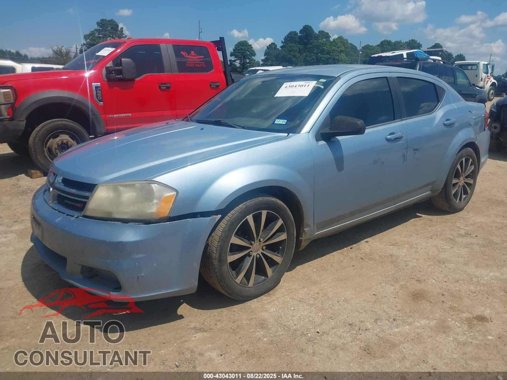 DODGE AVENGER 2013 - 1C3CDZAB2DN766704