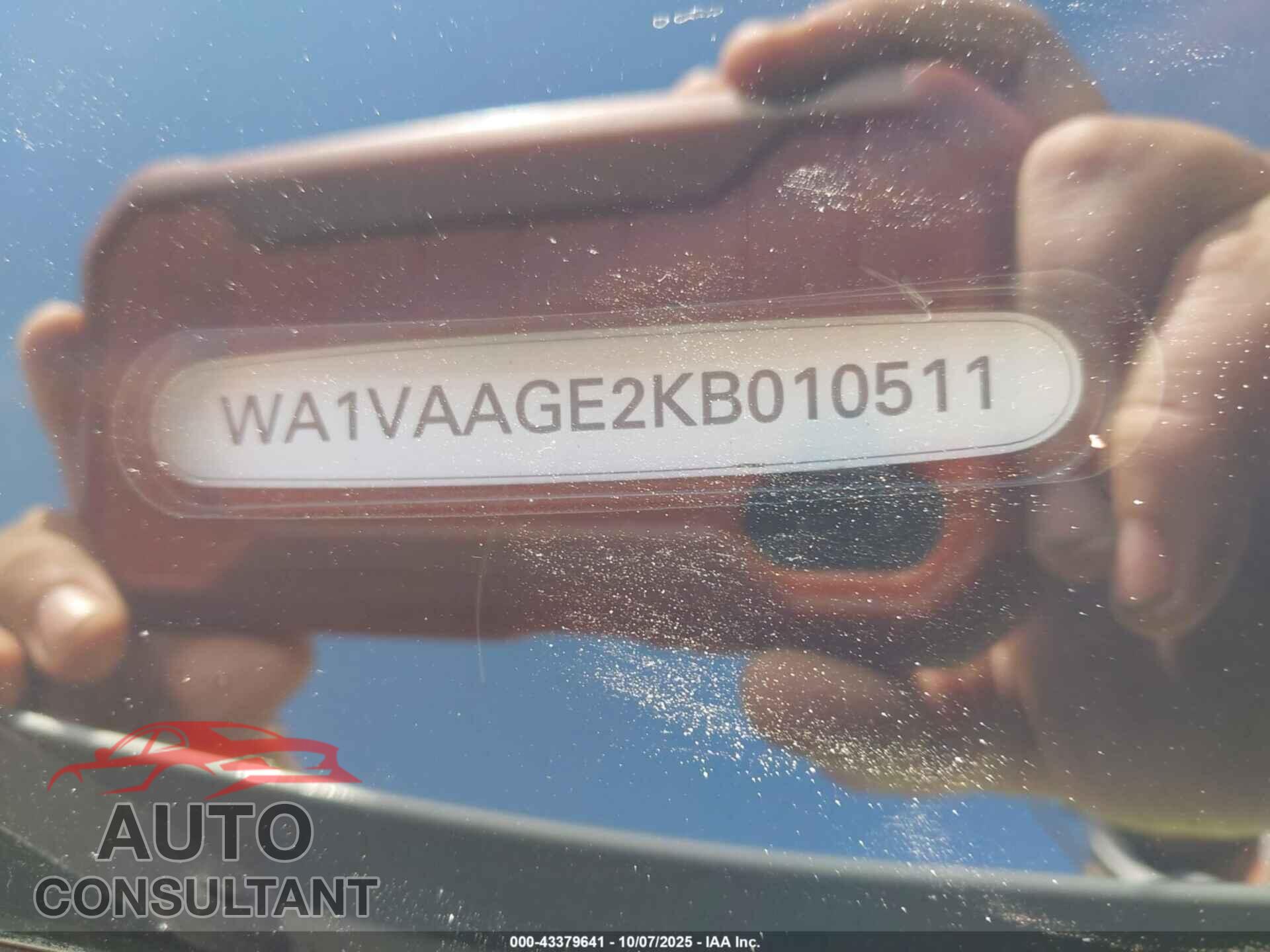 AUDI E-TRON 2019 - WA1VAAGE2KB010511
