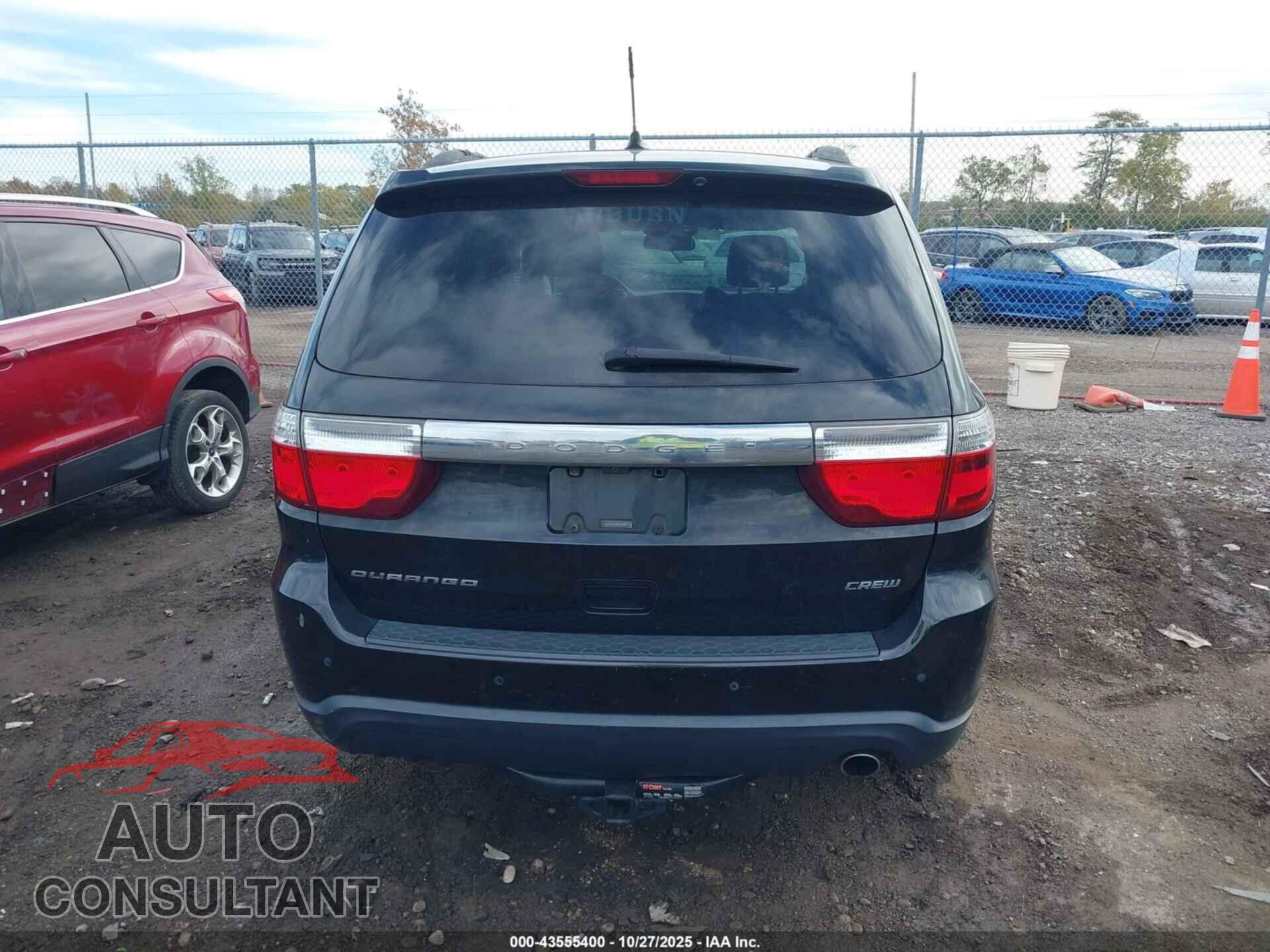 DODGE DURANGO 2012 - 1C4RDHDG8CC206624