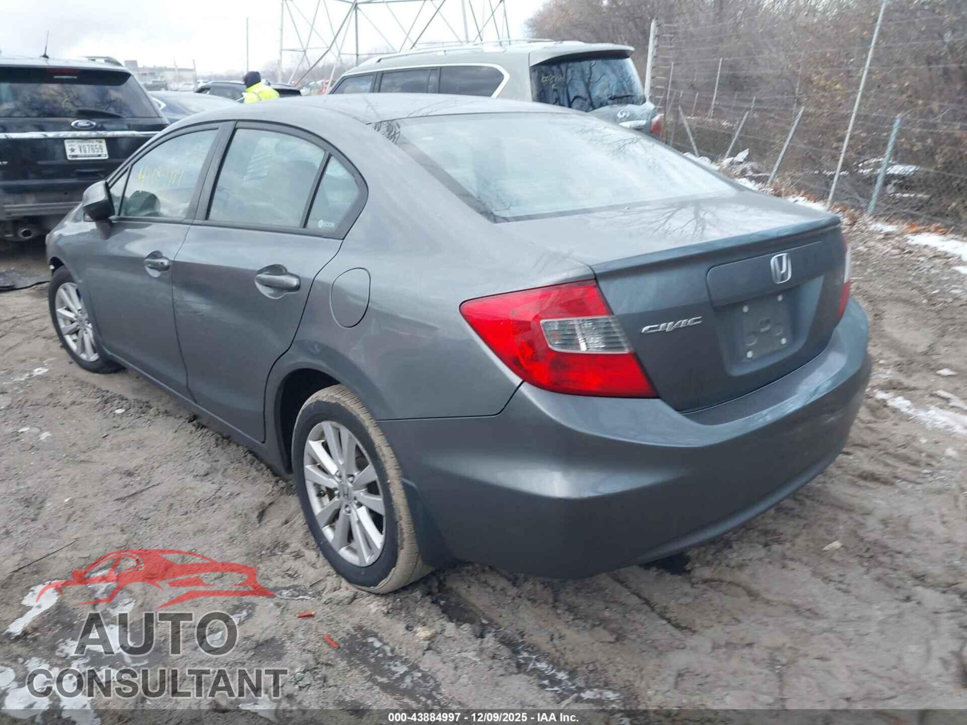 HONDA CIVIC 2012 - 19XFB2F80CE088024
