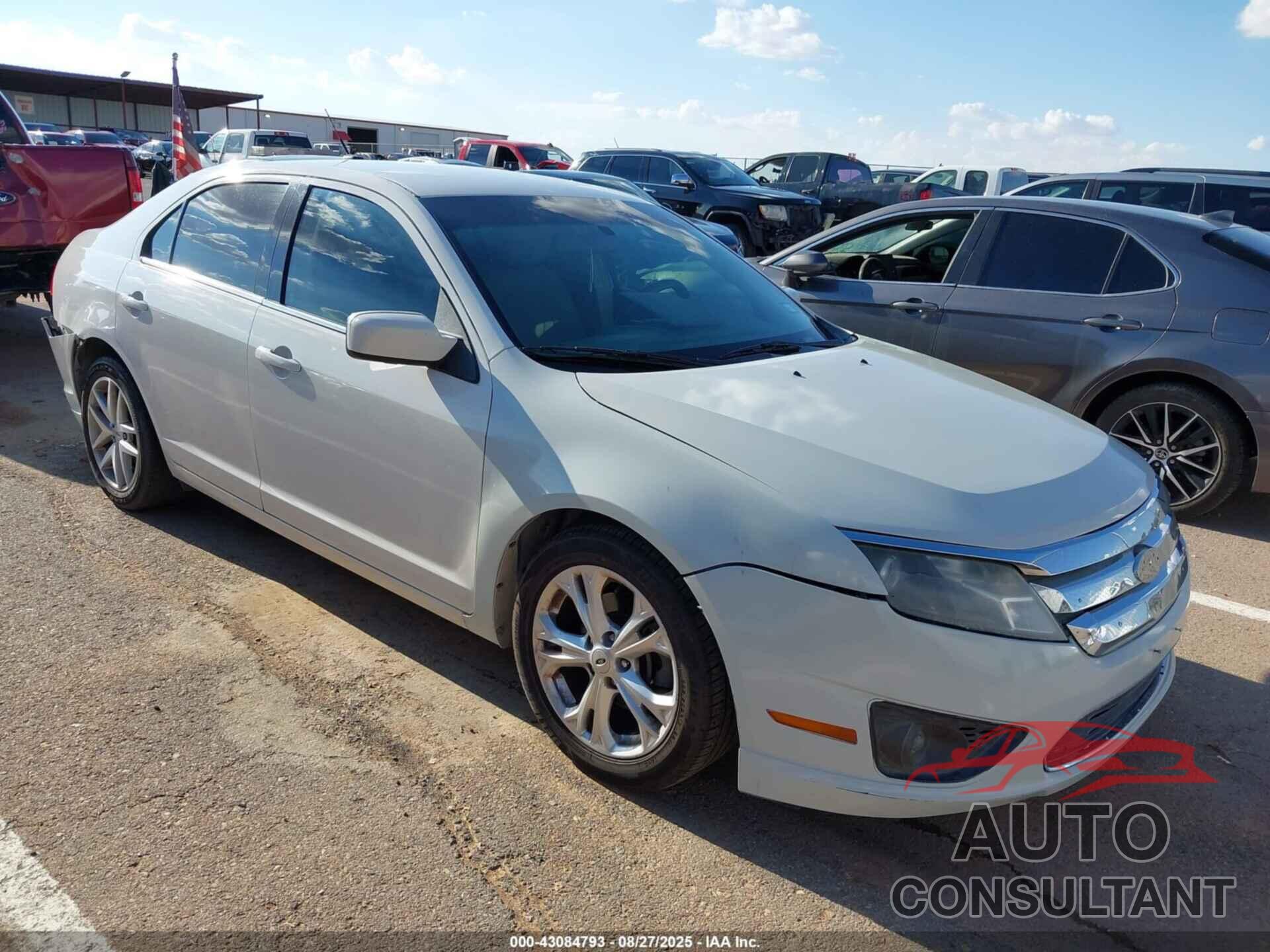 FORD FUSION 2012 - 3FAHP0HA3CR246434