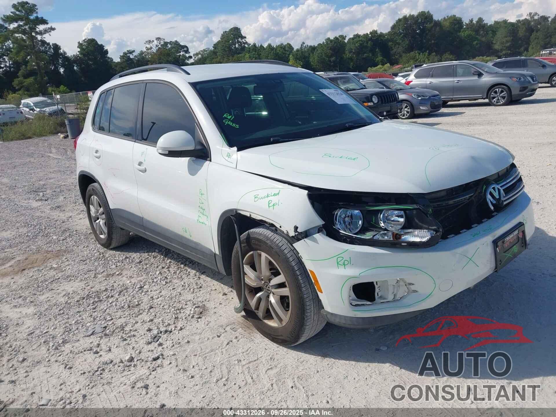 VOLKSWAGEN TIGUAN 2016 - WVGBV7AX7GW543797