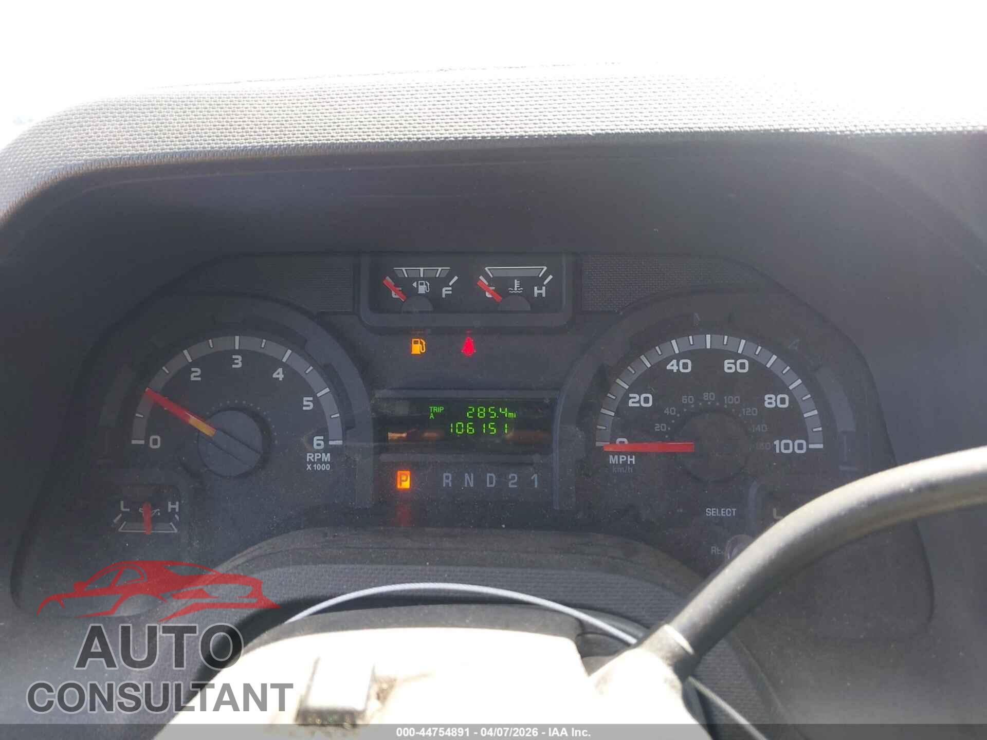 FORD E-250 2013 - 1FTNS2EW0DDA07943