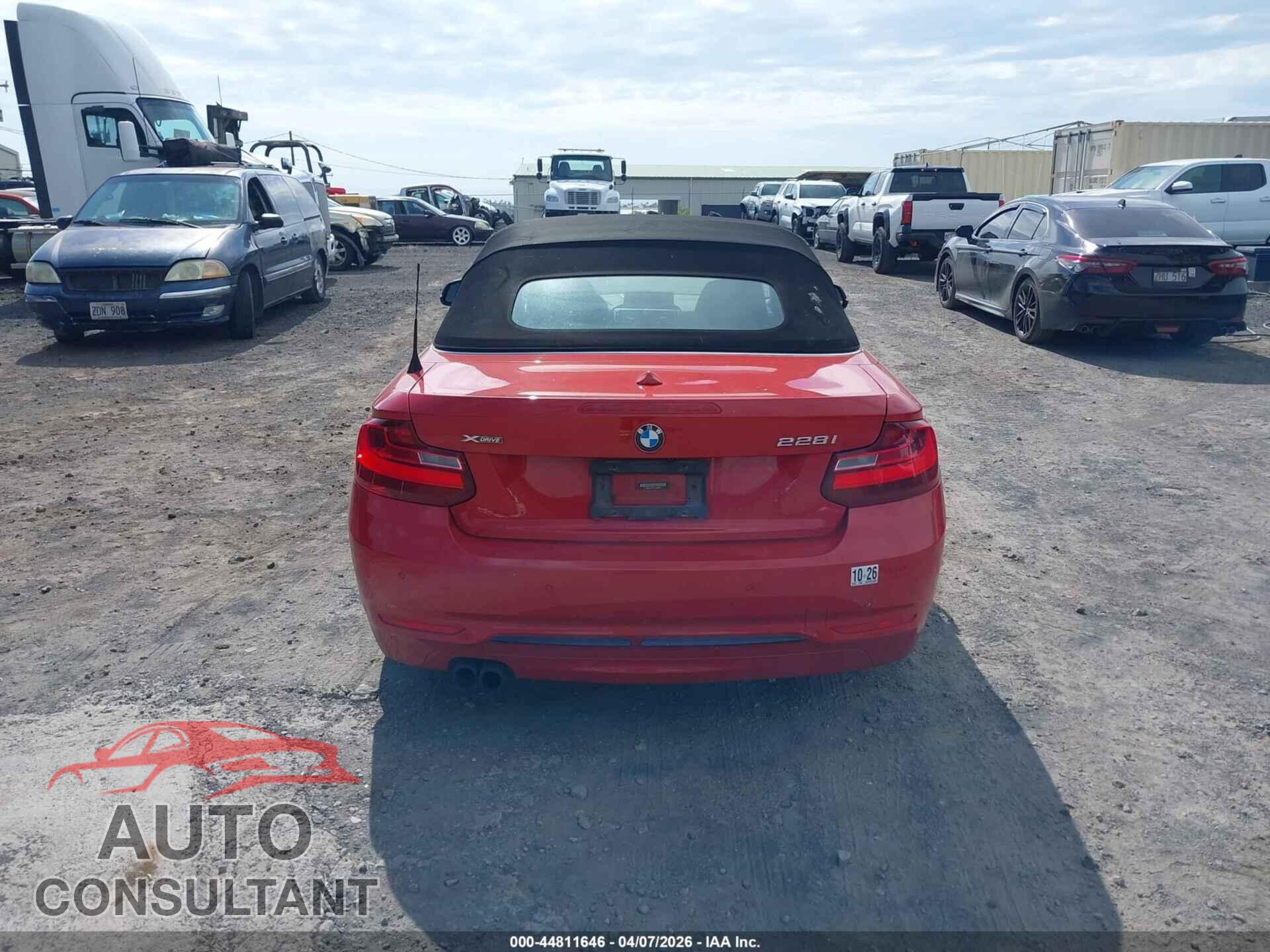BMW 228I 2016 - WBA1L9C52GV324858