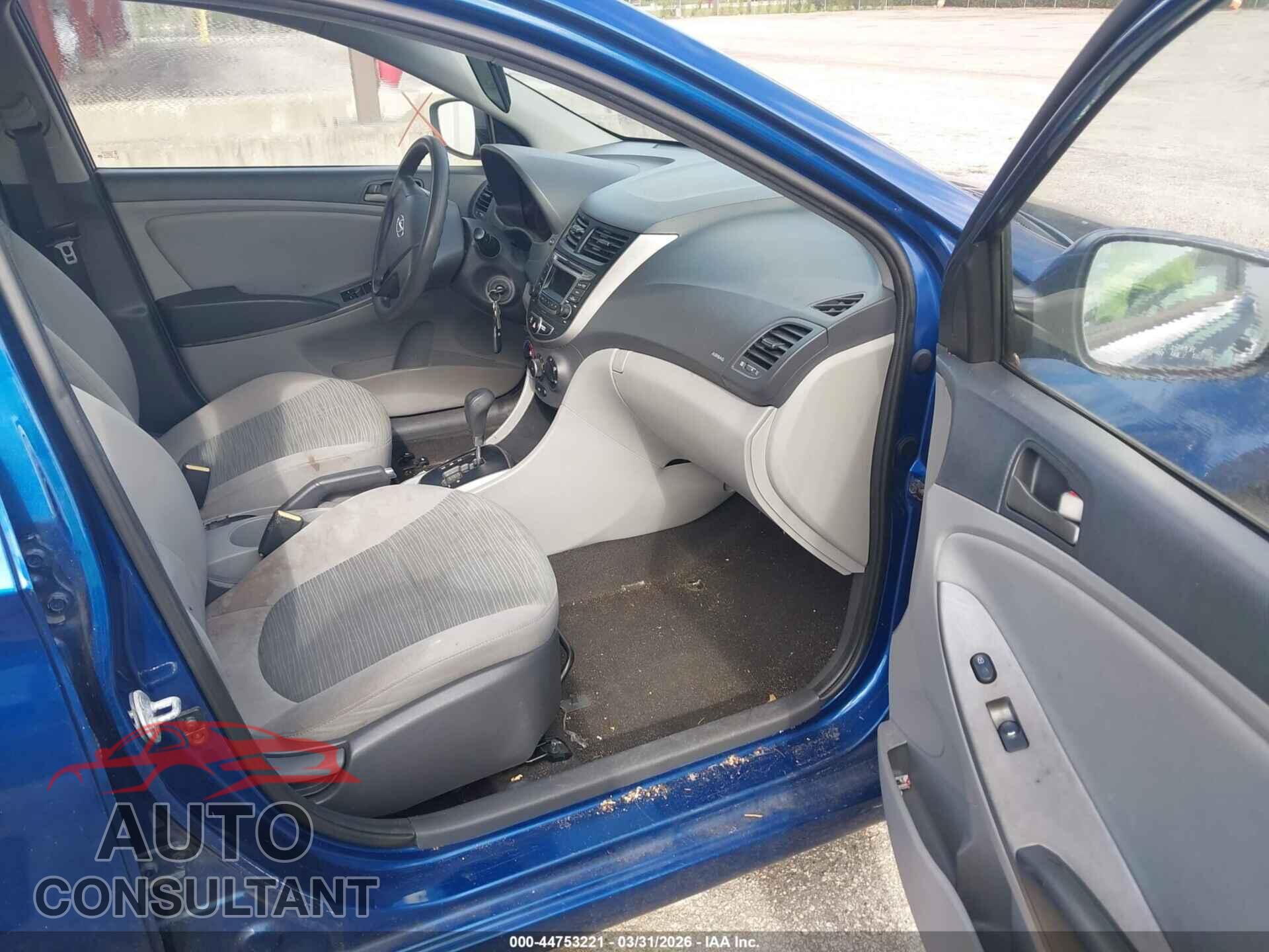 HYUNDAI ACCENT 2016 - KMHCT4AE7GU983473