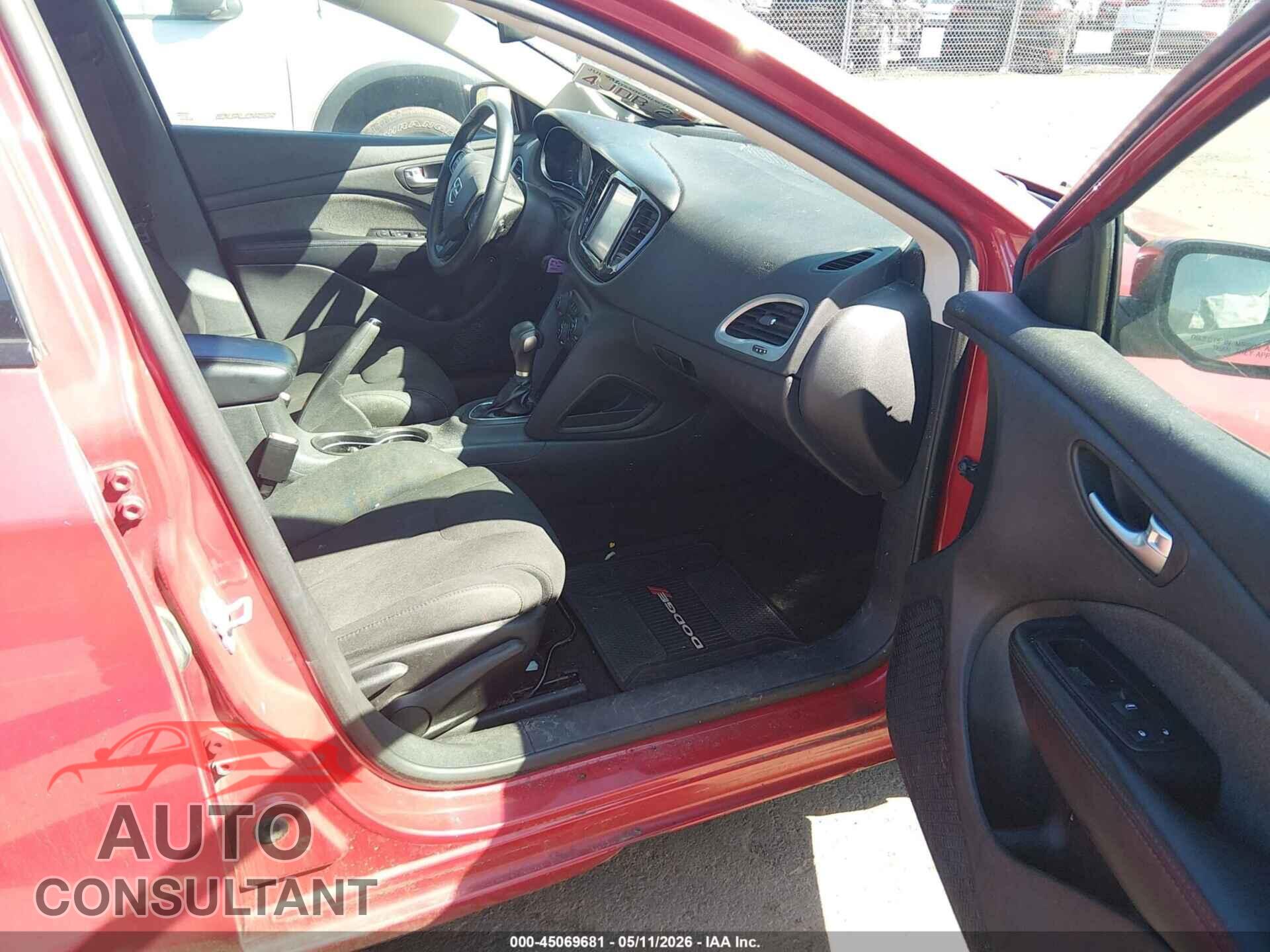 DODGE DART 2013 - 1C3CDFBA2DD322538