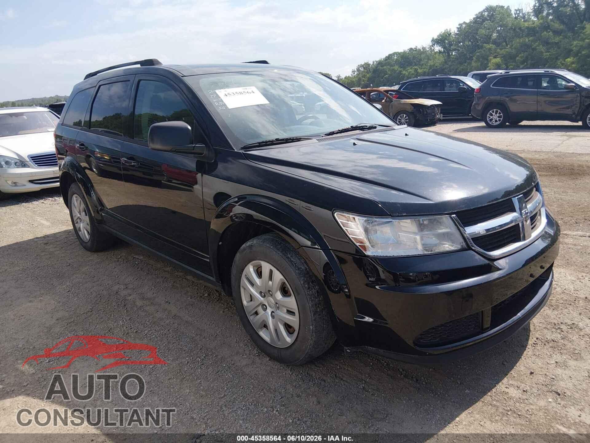 DODGE JOURNEY 2017 - 3C4PDCAB5HT695630