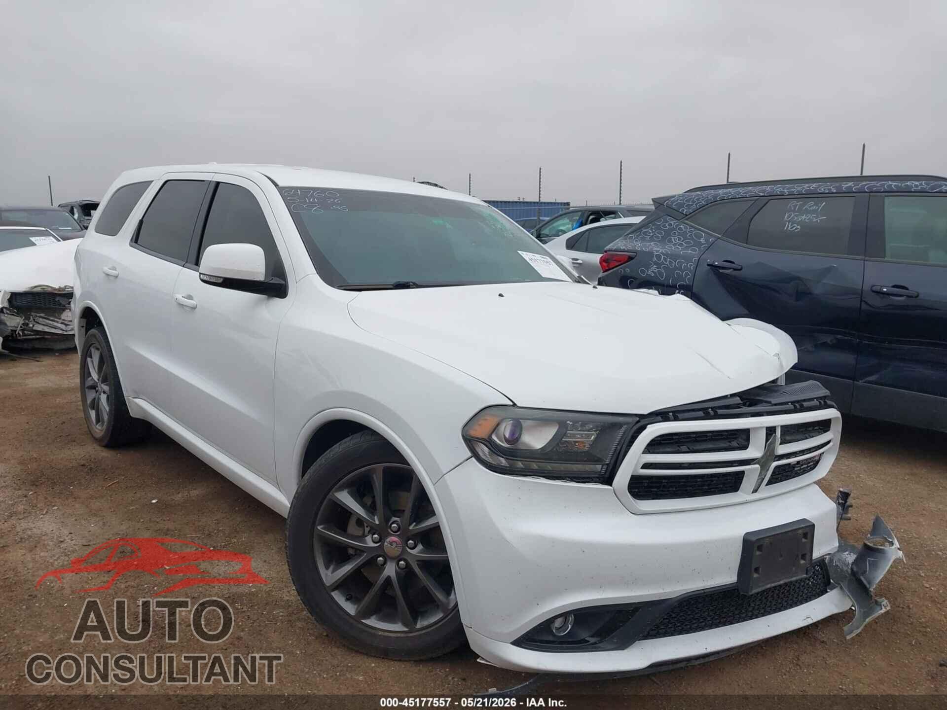 DODGE DURANGO 2017 - 1C4RDHDG0HC903924
