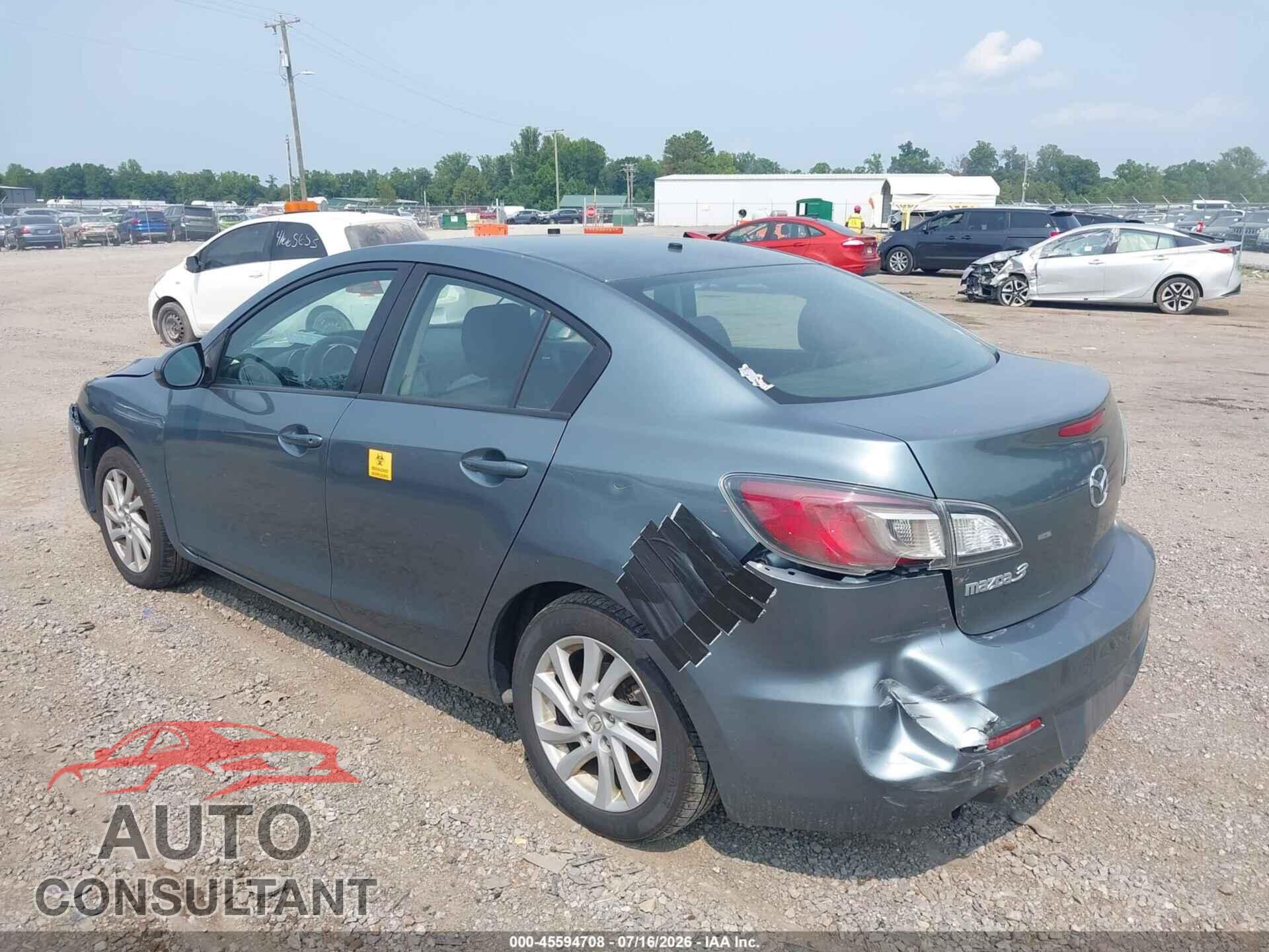 MAZDA MAZDA3 2012 - JM1BL1V73C1572643