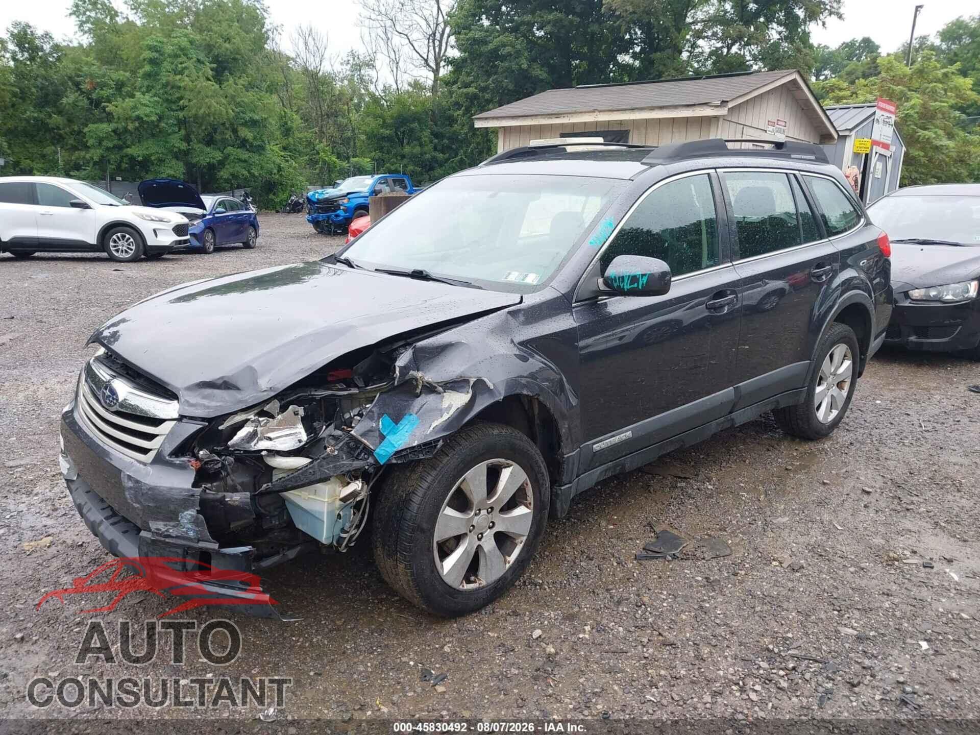 SUBARU OUTBACK 2012 - 4S4BRBAC0C3278043