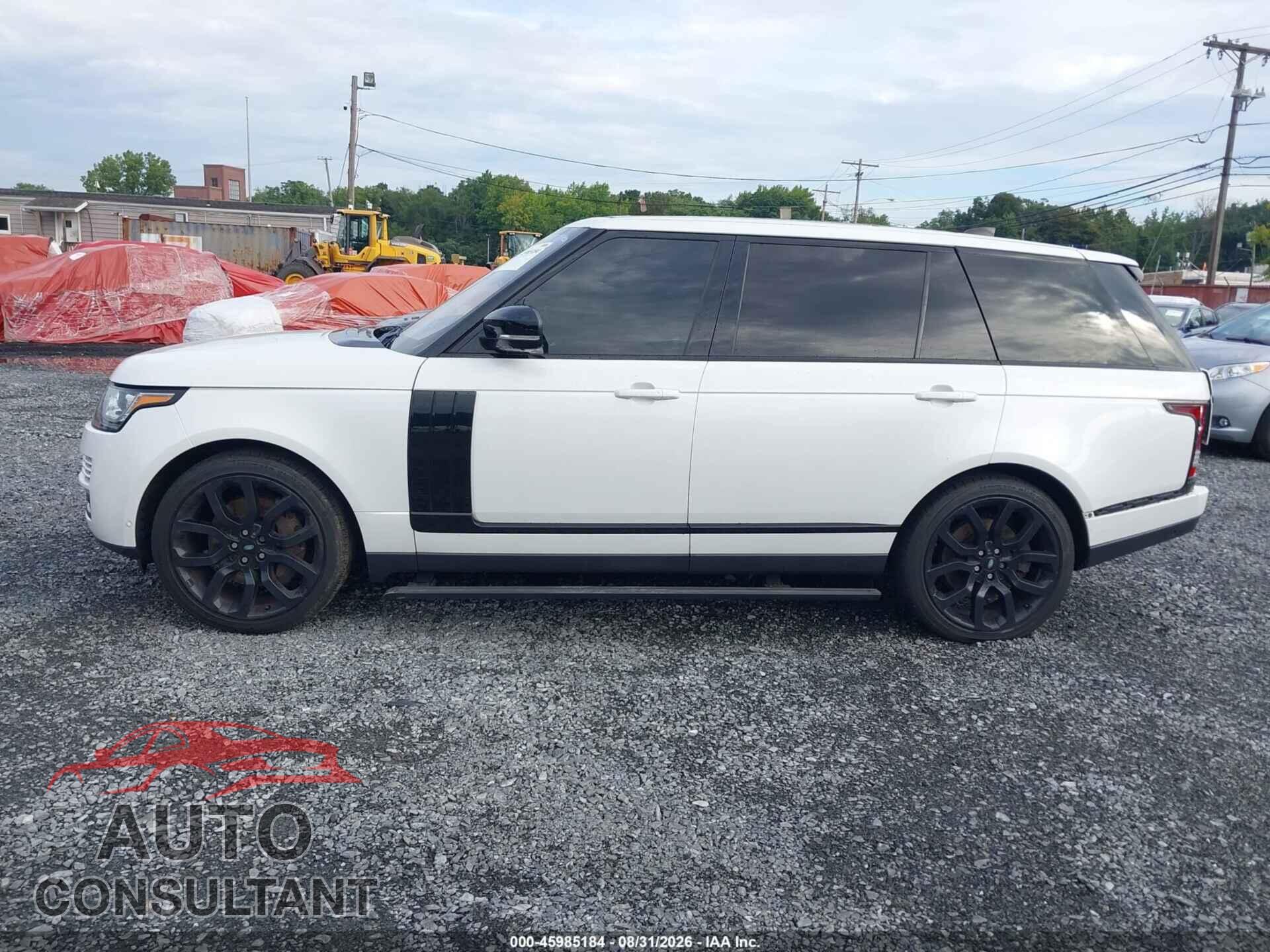 LAND ROVER RANGE ROVER 2017 - SALGS5FE5HA348268