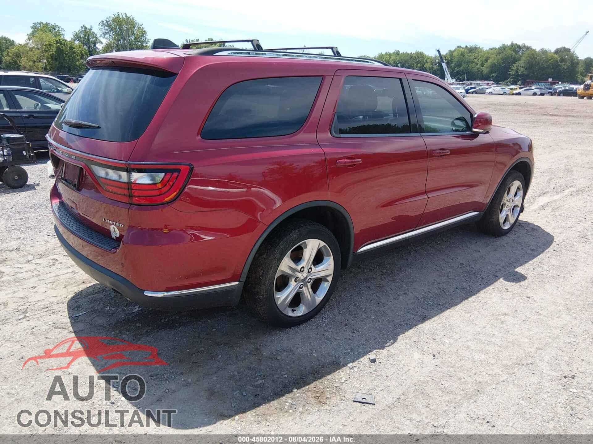 DODGE DURANGO 2014 - 1C4RDJDG7EC337263