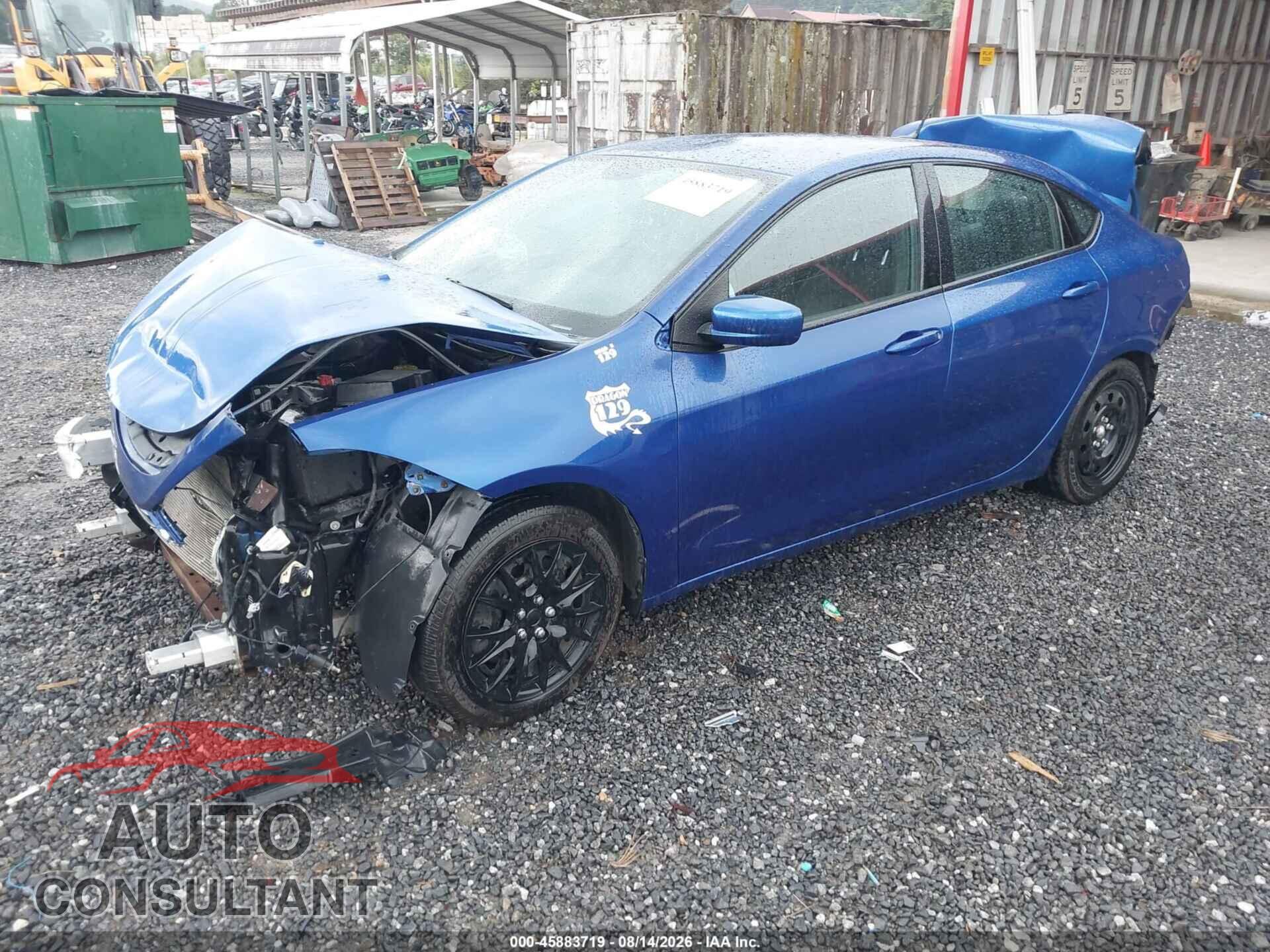DODGE DART 2014 - 1C3CDFAA4ED768404
