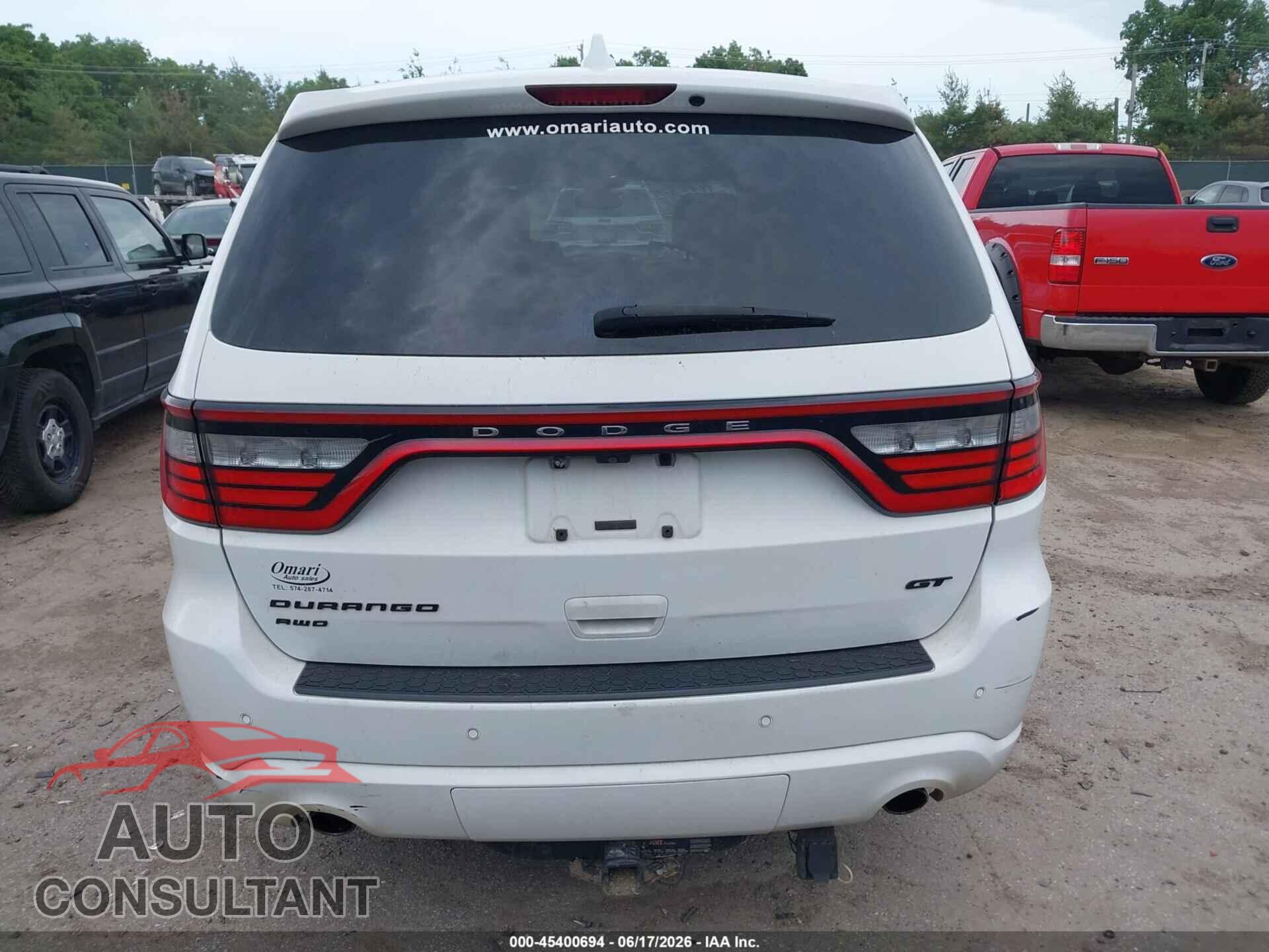 DODGE DURANGO 2017 - 1C4RDJDG8HC827909