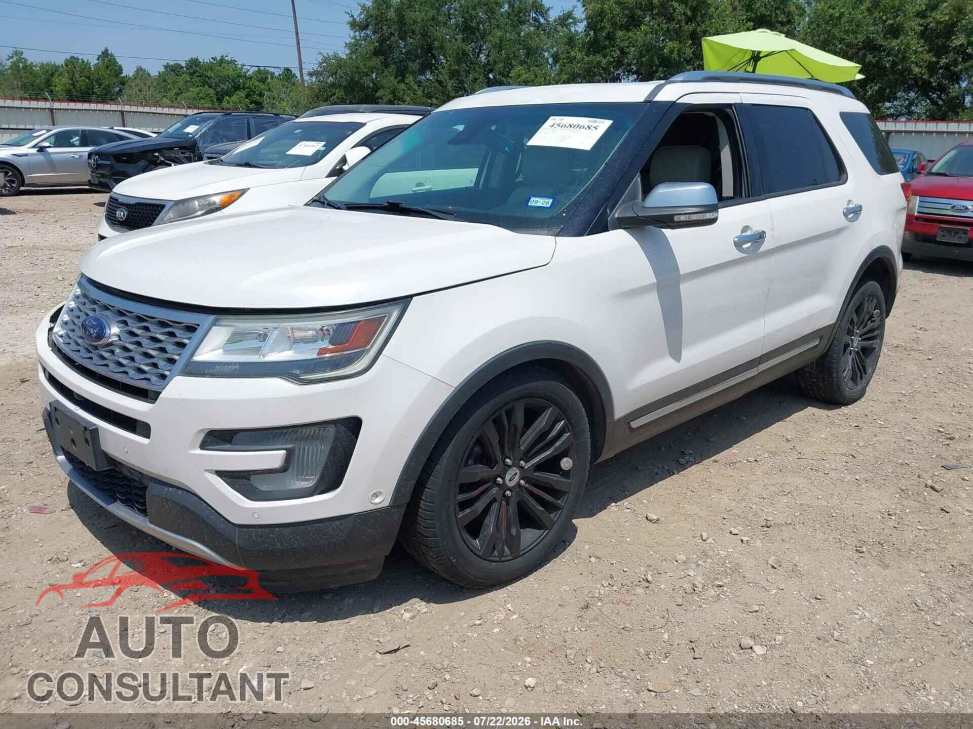 FORD EXPLORER 2017 - 1FM5K8HT3HGA01607