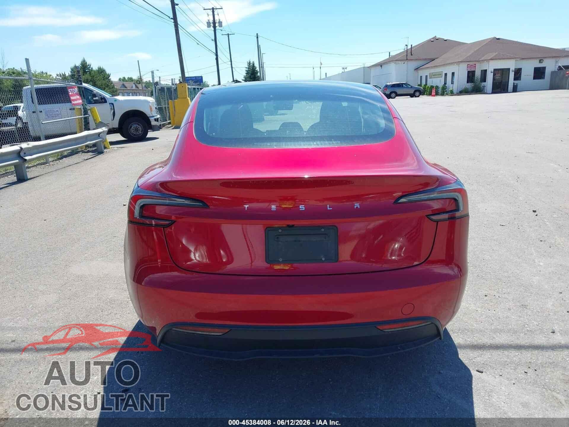 TESLA MODEL 3 2025 - 5YJ3E1EA9SF925810