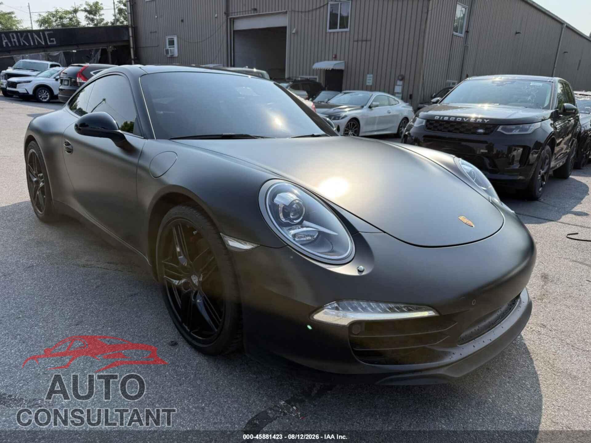 PORSCHE 911 2012 - WP0AB2A93CS120410