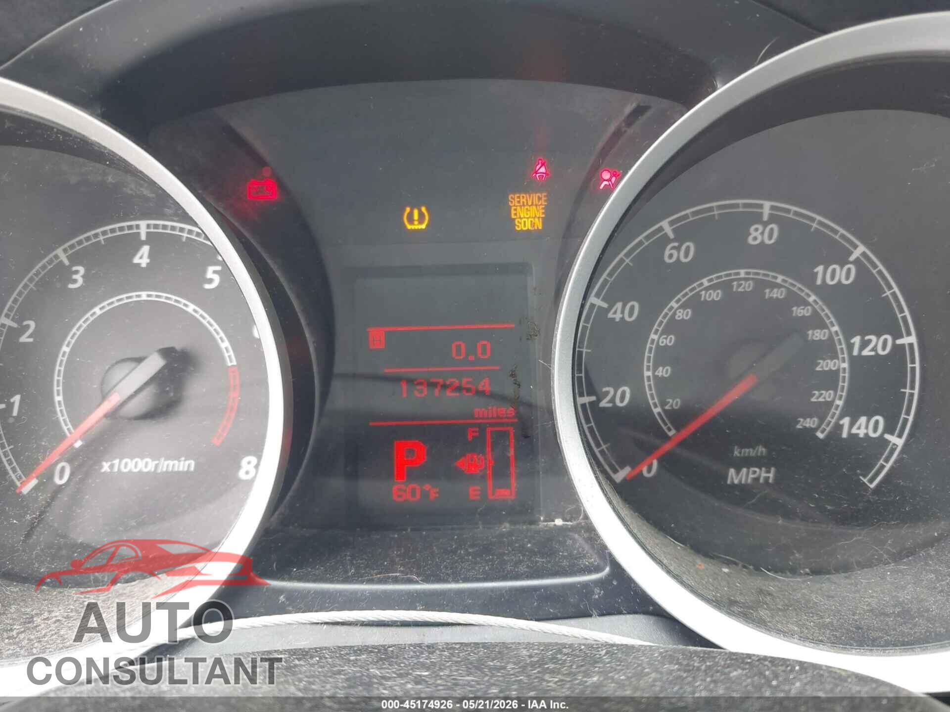 MITSUBISHI LANCER 2013 - JA32U2FU0DU018529