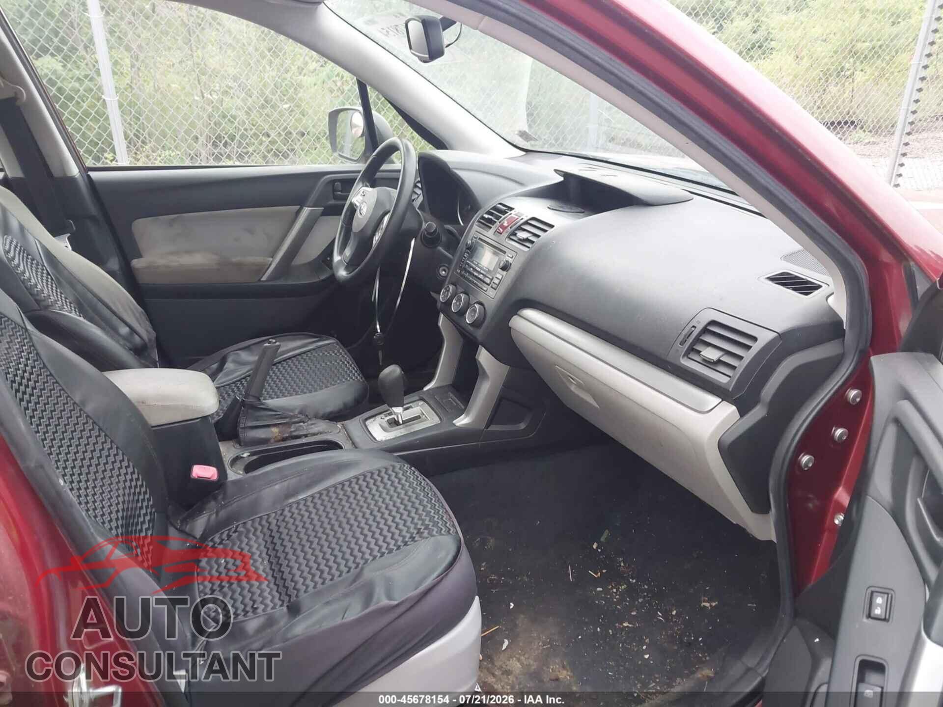 SUBARU FORESTER 2014 - JF2SJAAC6EH534909